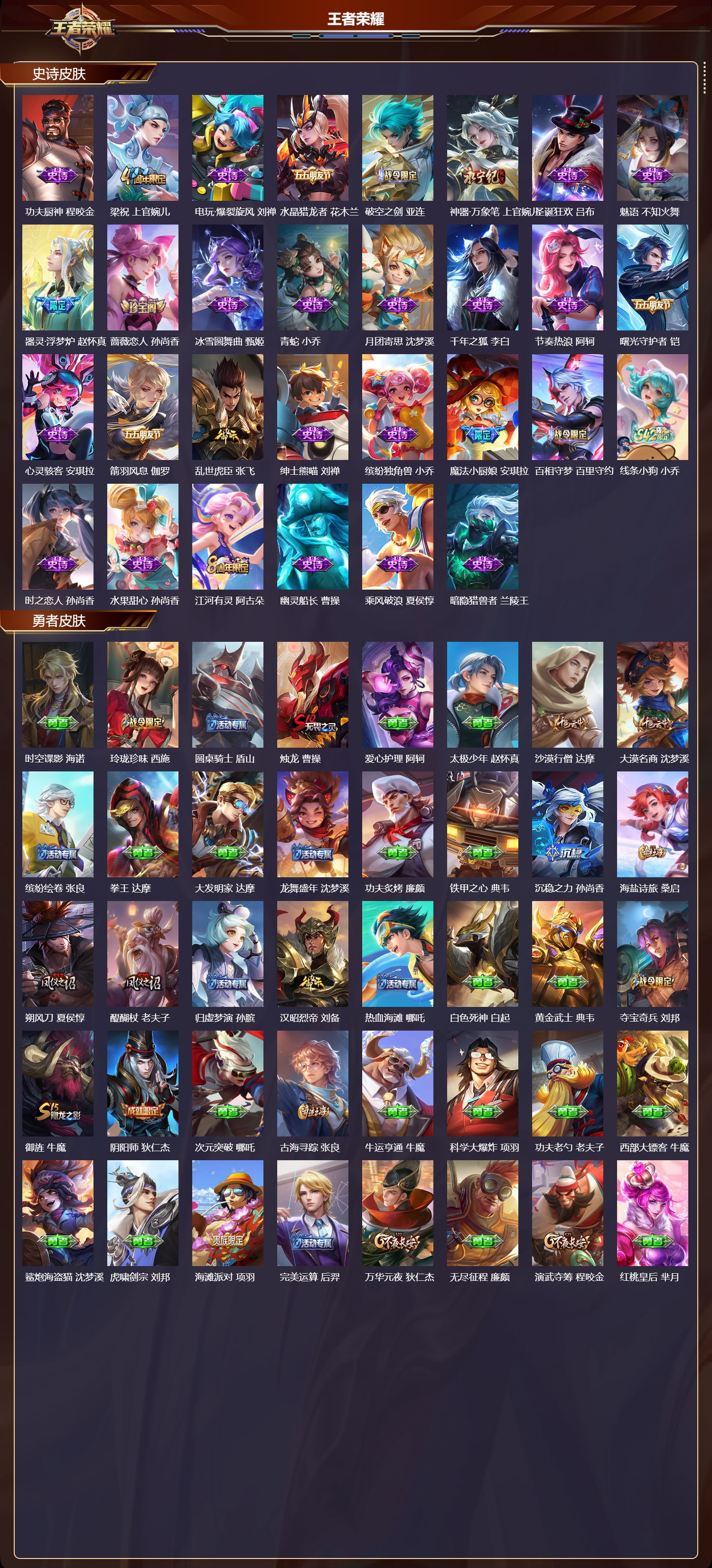 WZMK4151428王者荣耀账号详情图3