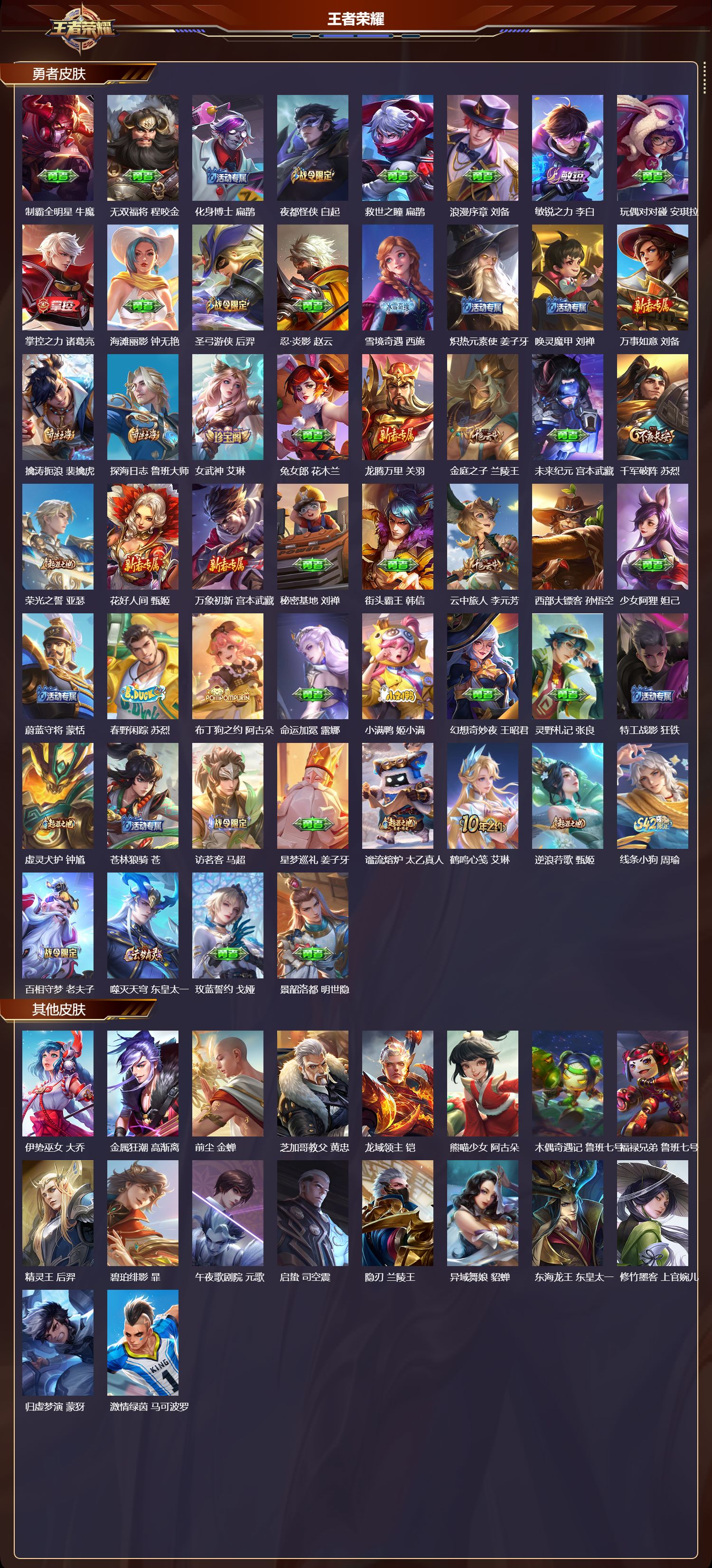 WZMK4251236王者荣耀账号详情图3 WZMK4251236王者荣耀账号详情图3