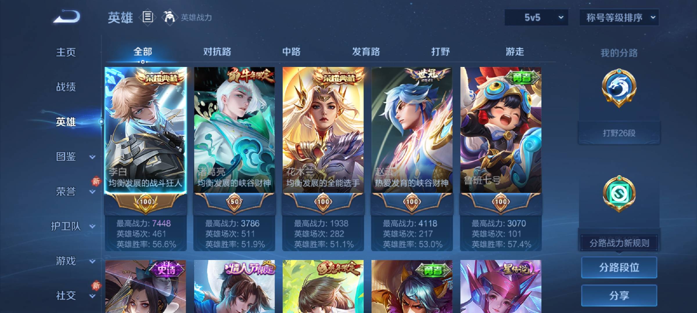 WZCMW4113817王者荣耀账号详情图4