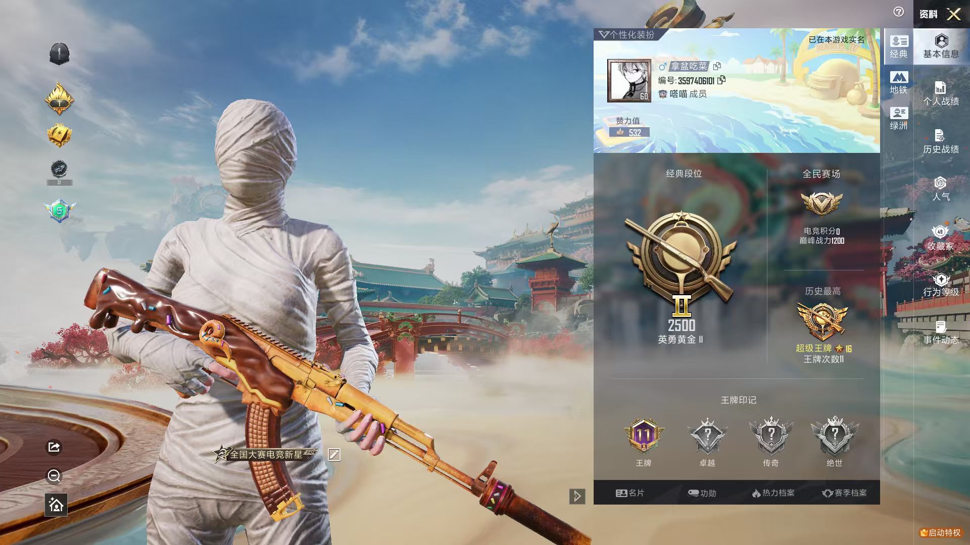 HPQM470013和平精英账号详情图23