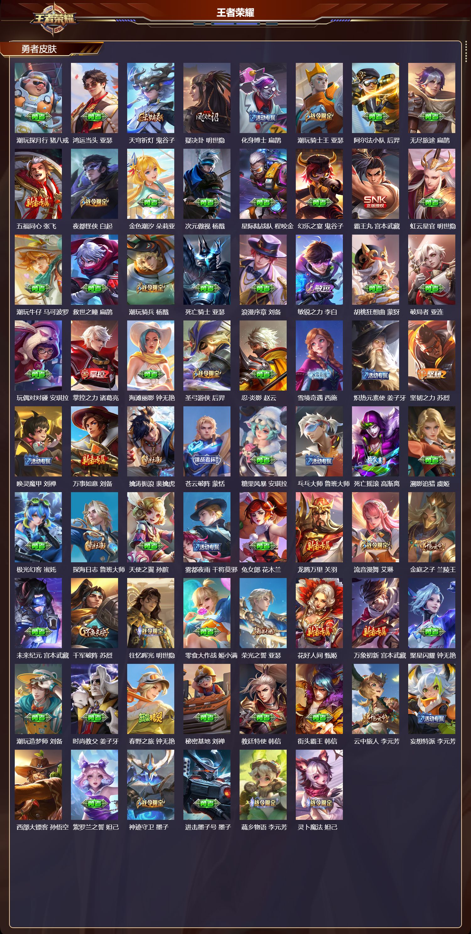 WZCMW4113869王者荣耀账号详情图9