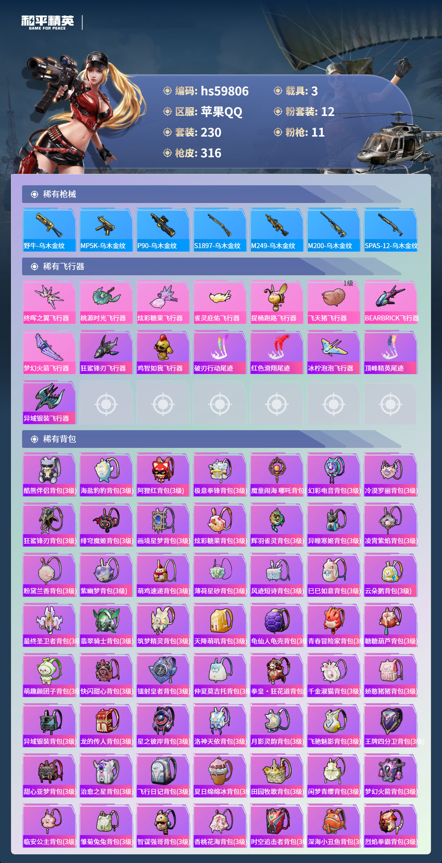 HPCMW461096和平精英账号详情图12