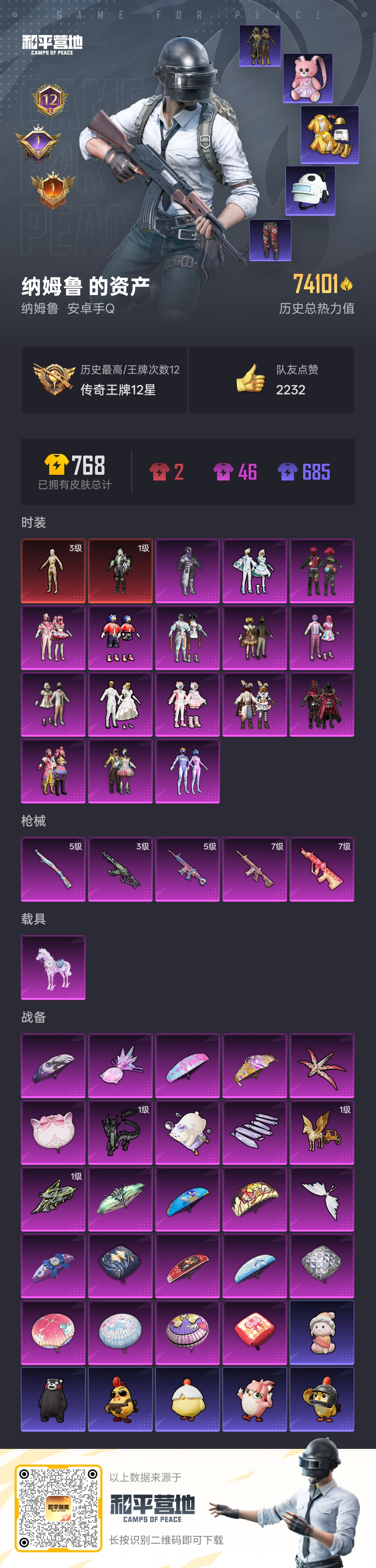 HPCMW460830和平精英账号详情图3