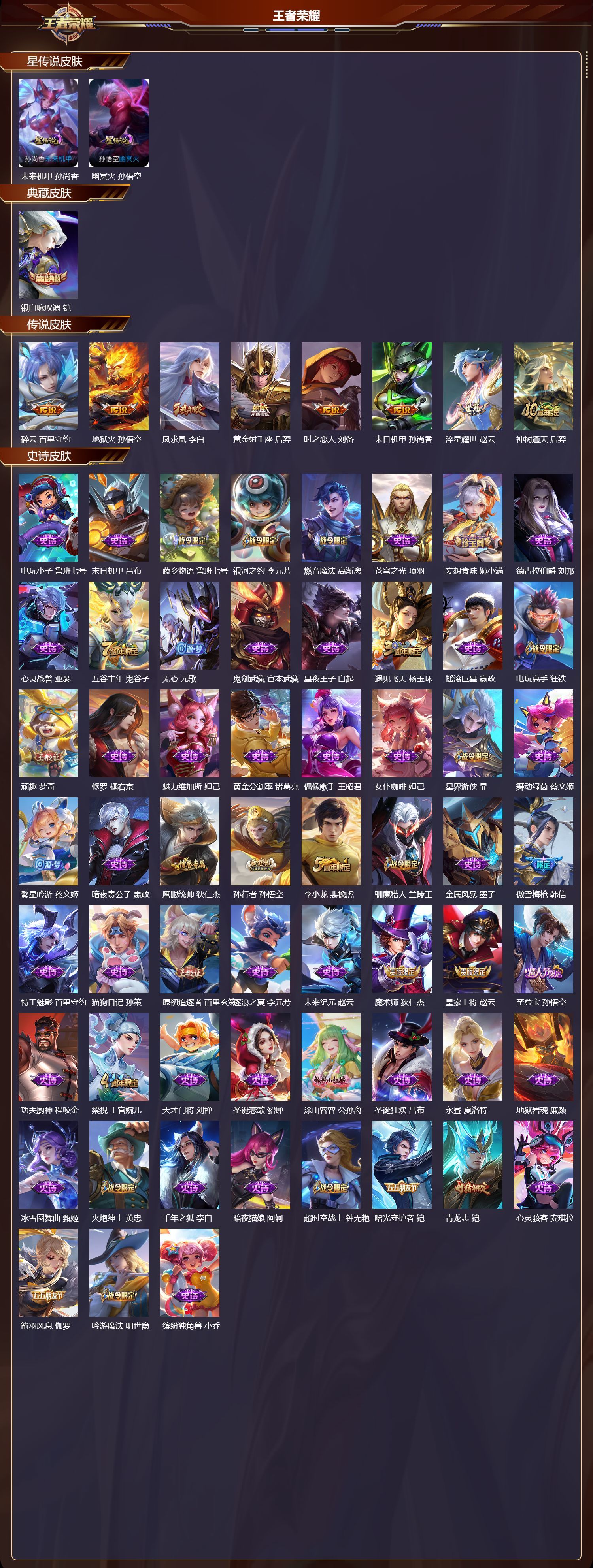 WZQM4115487王者荣耀账号详情图3 WZQM4115487王者荣耀账号详情图3