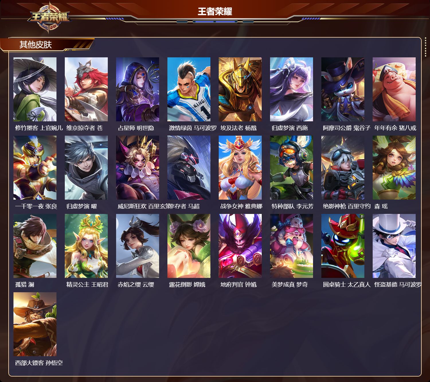 WZCMW4113808王者荣耀账号详情图9