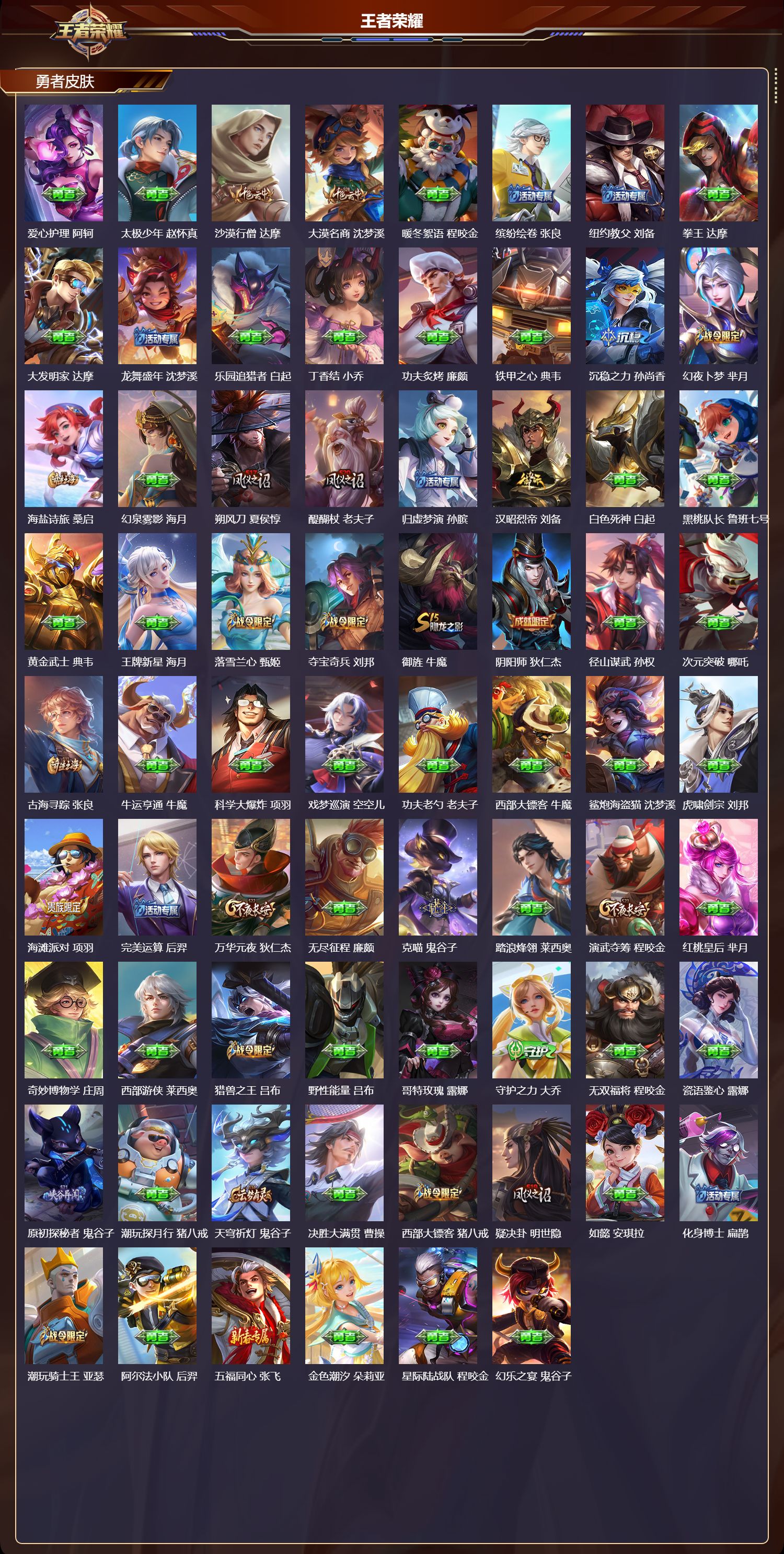 WZQM4115520王者荣耀账号详情图6