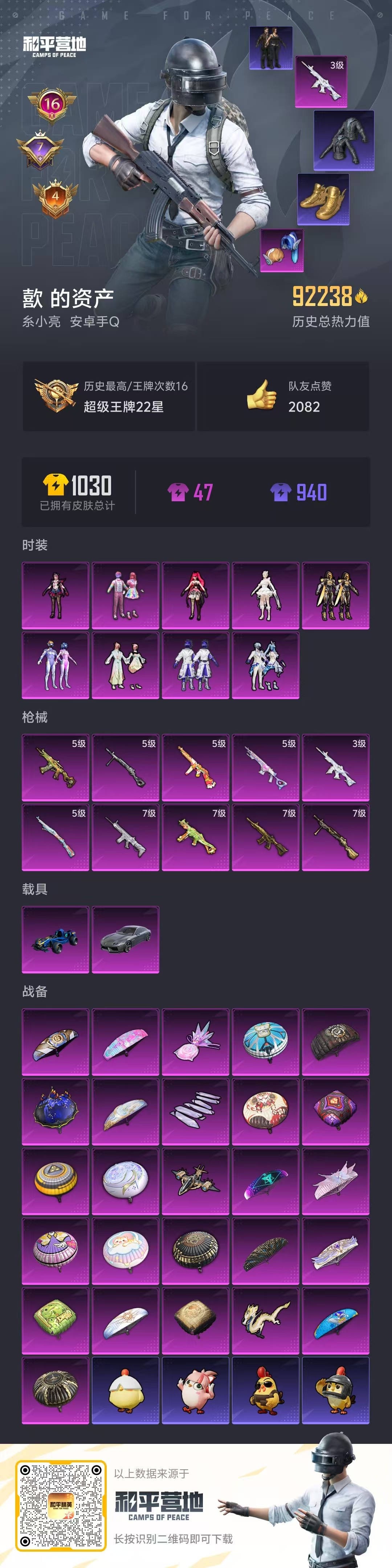 HPSJ460018和平精英账号详情图5