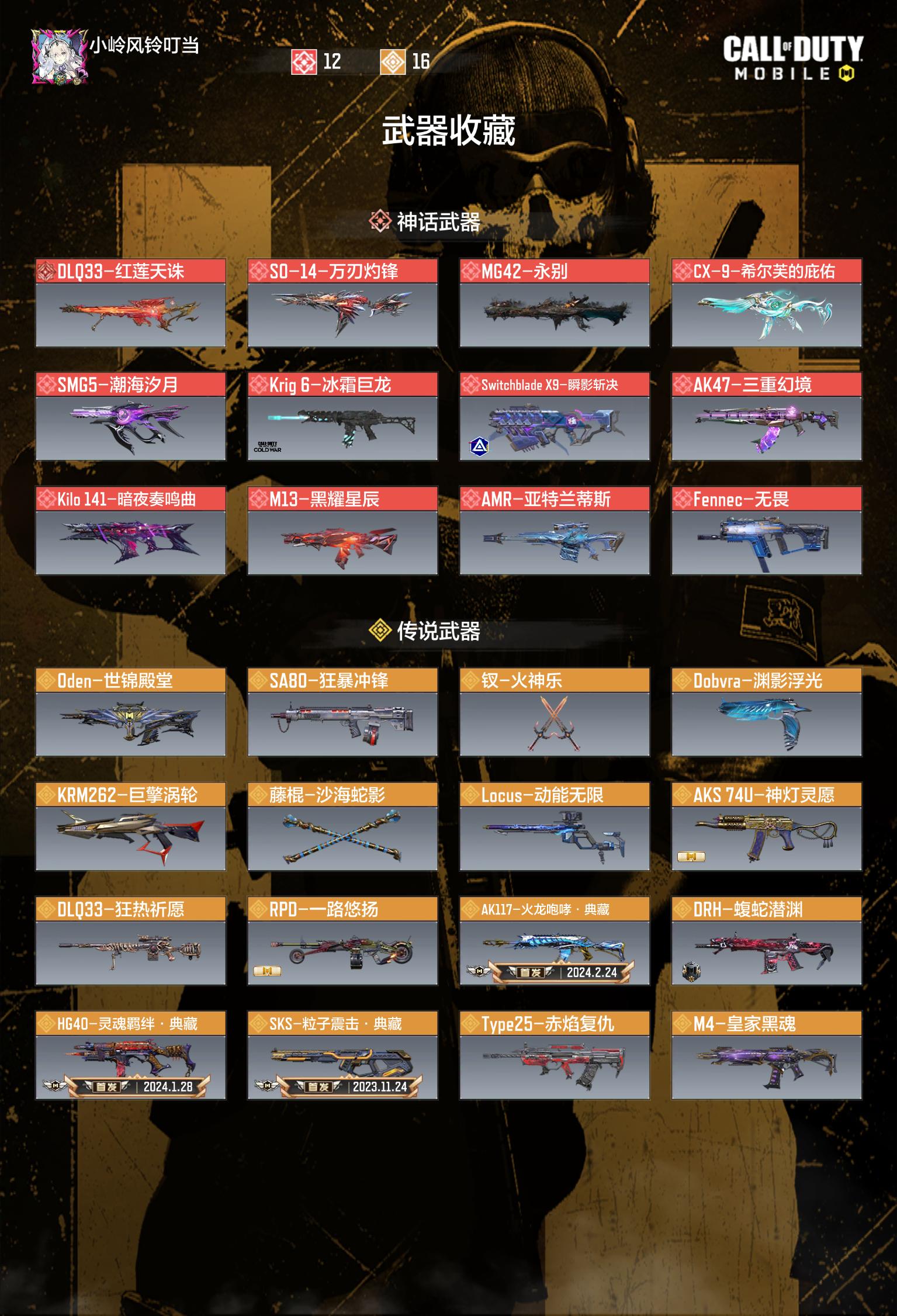 SMCMW40850使命召唤手游账号详情图2