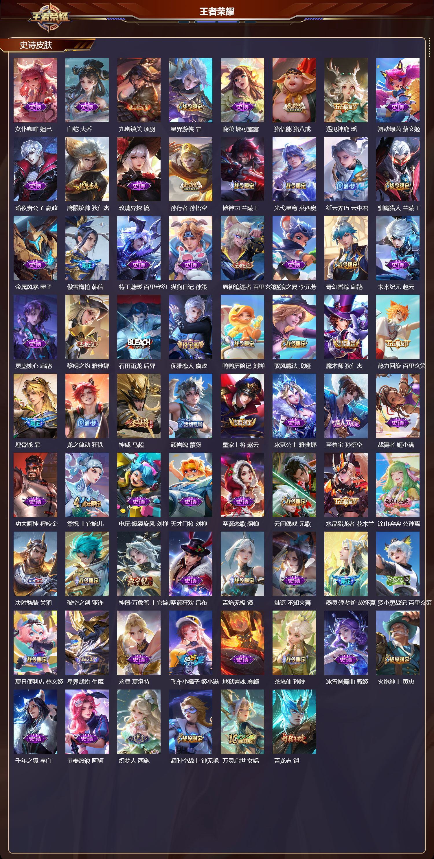 WZQM4115482王者荣耀账号详情图4