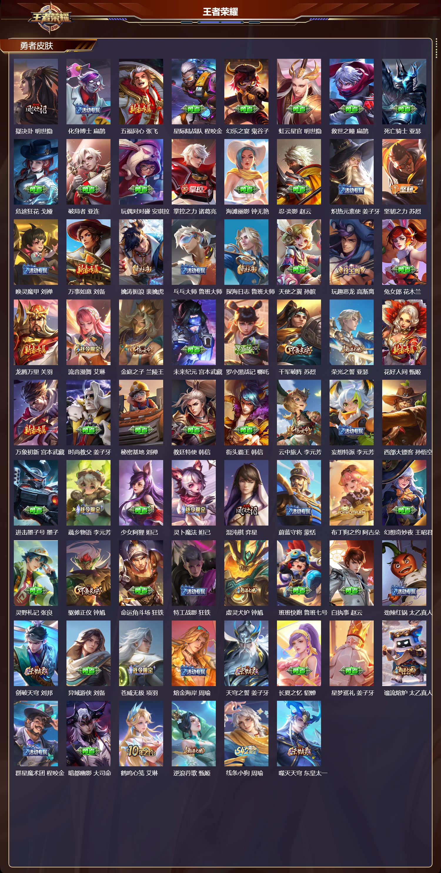 WZQM4115454王者荣耀账号详情图5