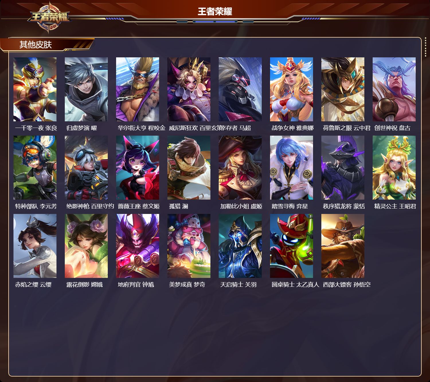 WZMK4151430王者荣耀账号详情图5