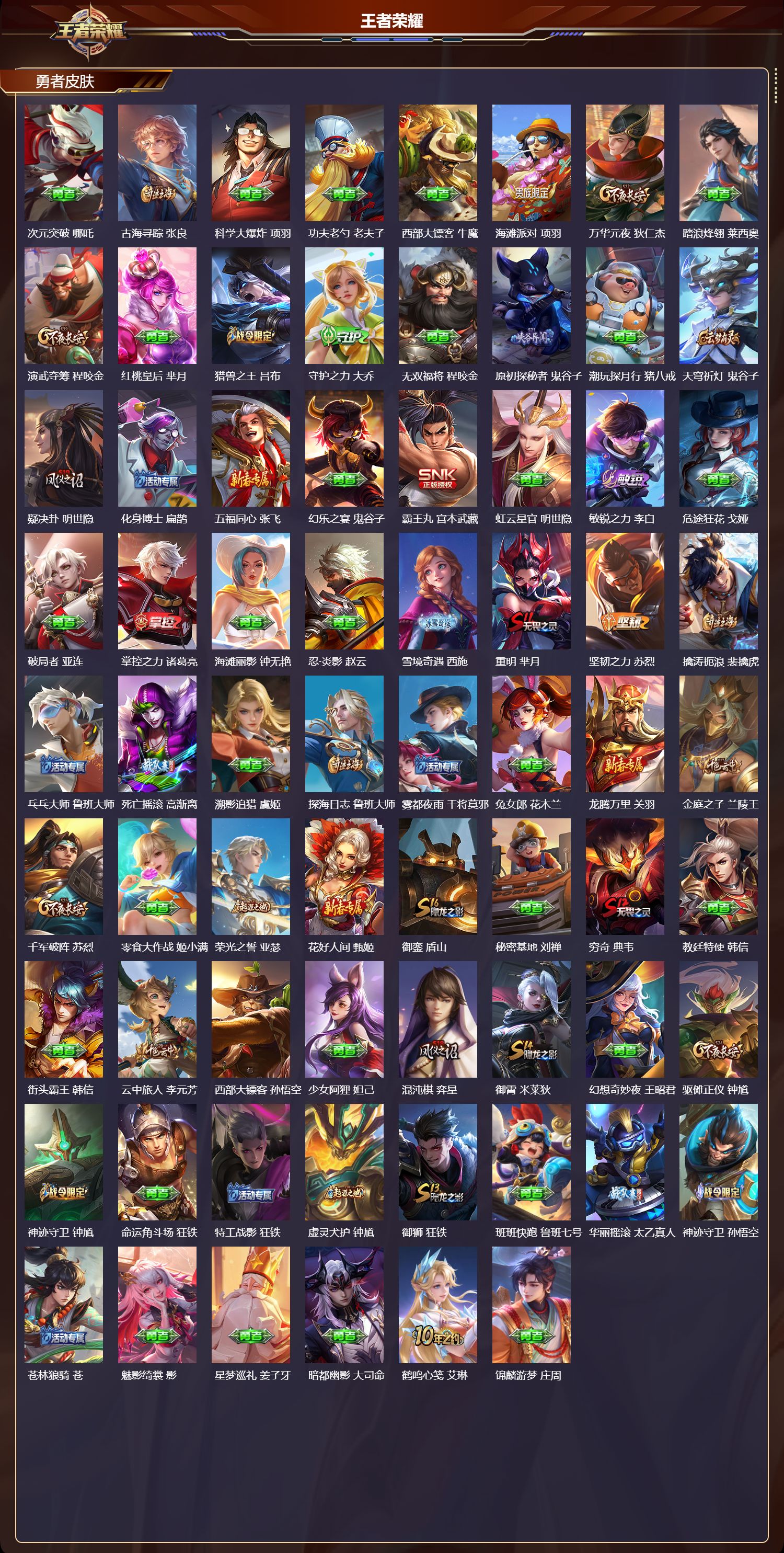 WZCMW4113833王者荣耀账号详情图7 WZCMW4113833王者荣耀账号详情图7