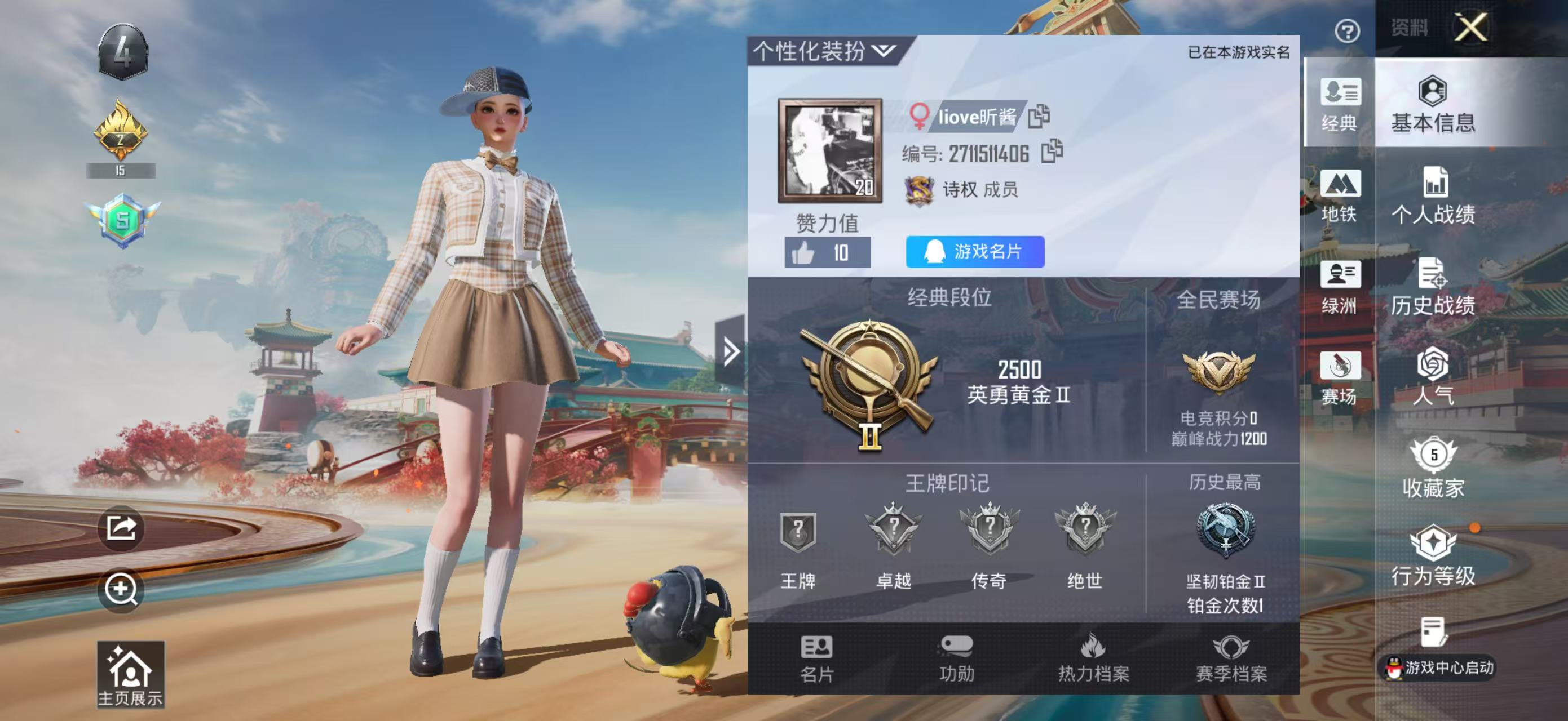 HPSJ460060和平精英账号详情图4