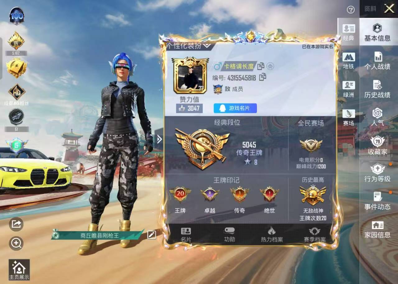 HPSJ460229和平精英账号详情图5