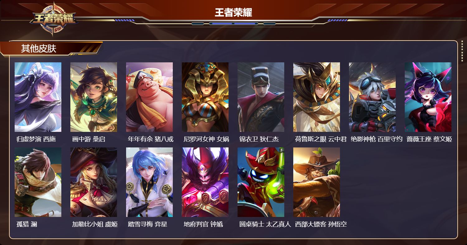 WZMK4251236王者荣耀账号详情图4 WZMK4251236王者荣耀账号详情图4