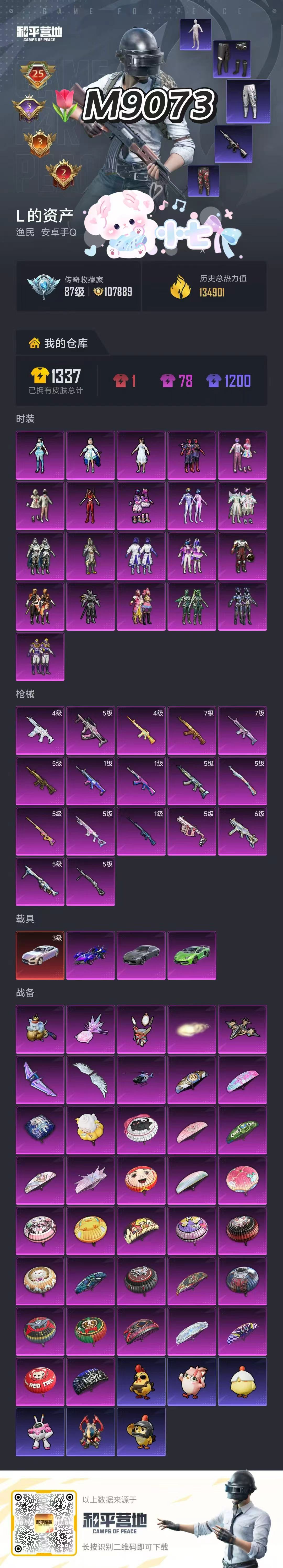 HPCMW3425665和平精英账号详情图3