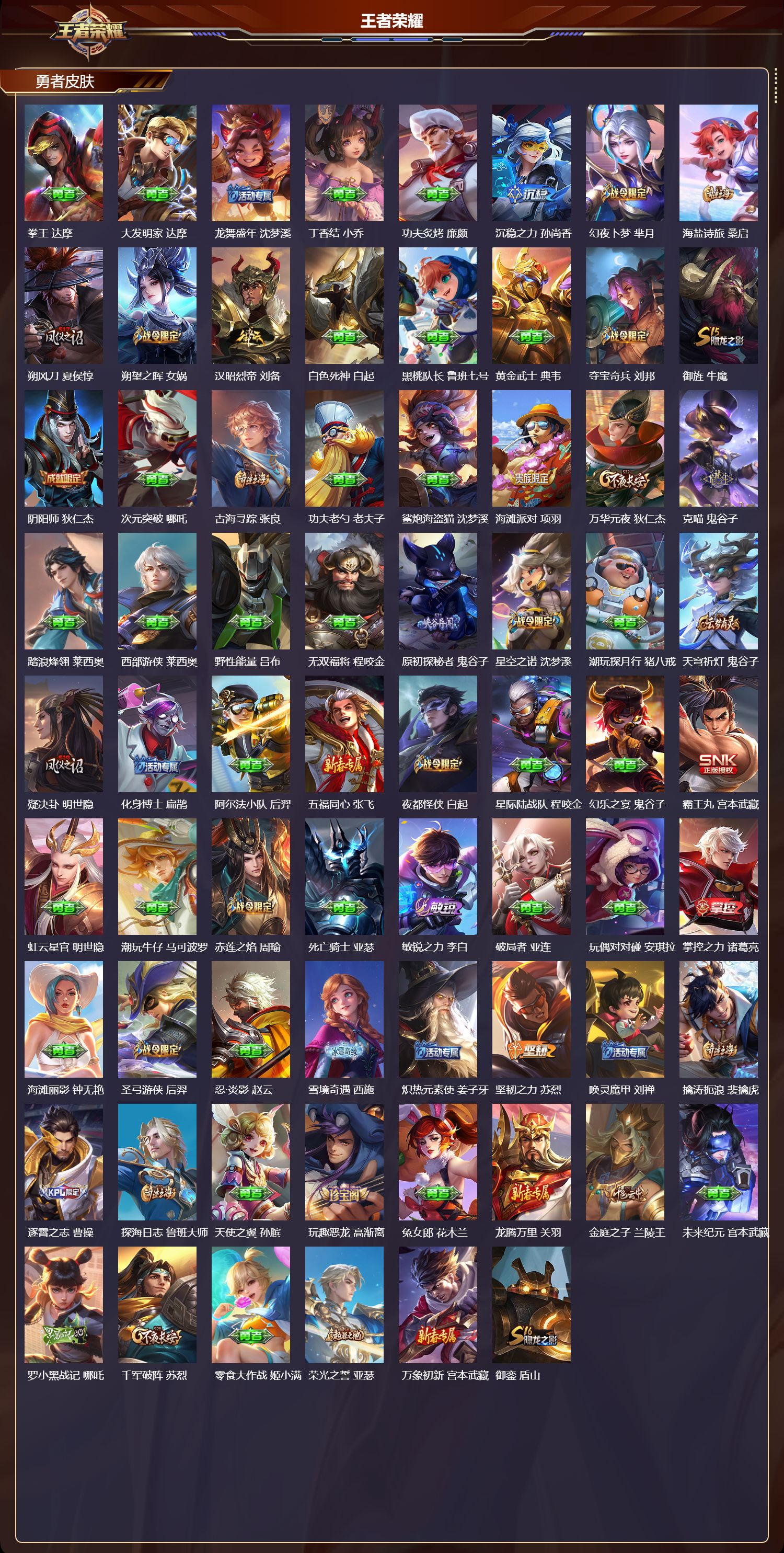 WZQM4115449王者荣耀账号详情图4