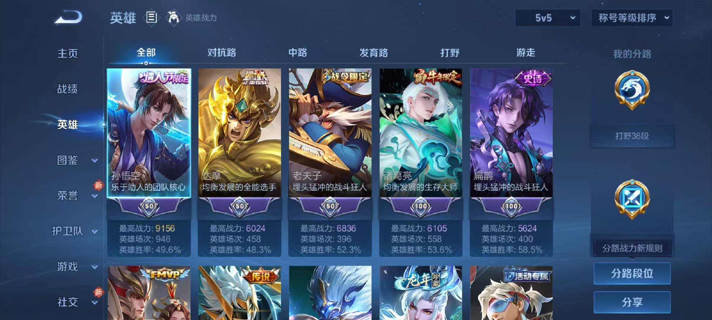 WZCMW4113869王者荣耀账号详情图4