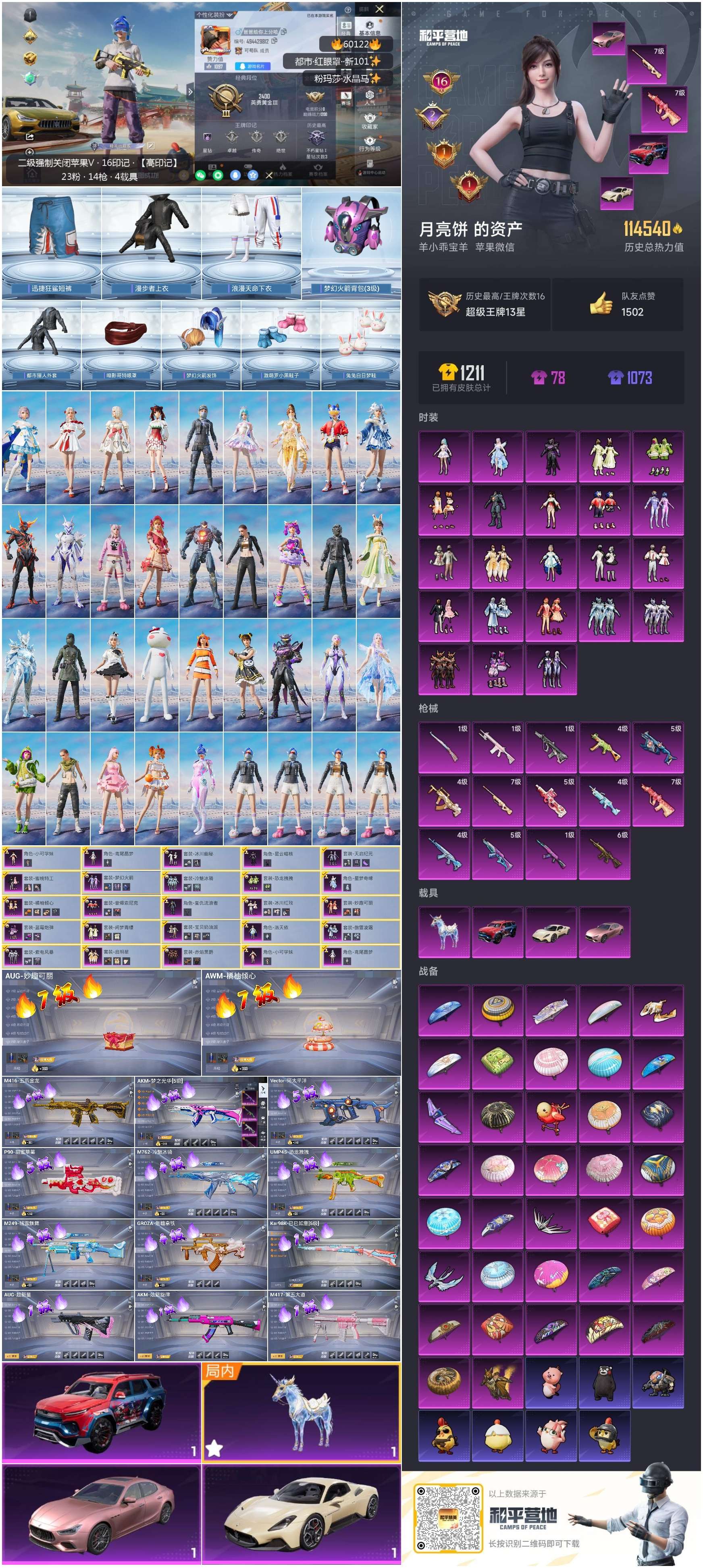 HPSJ459629和平精英账号详情图2