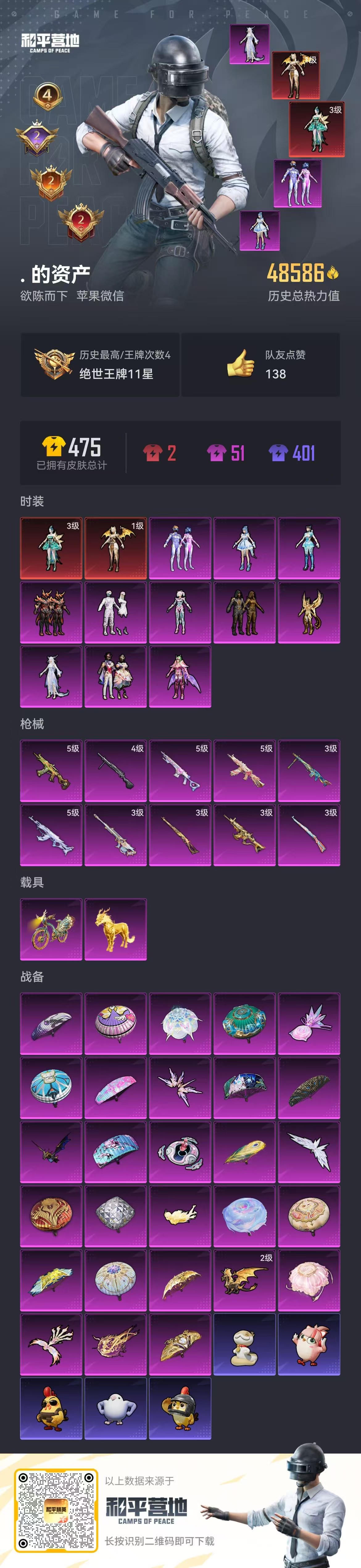 HPCMW464308和平精英账号详情图3