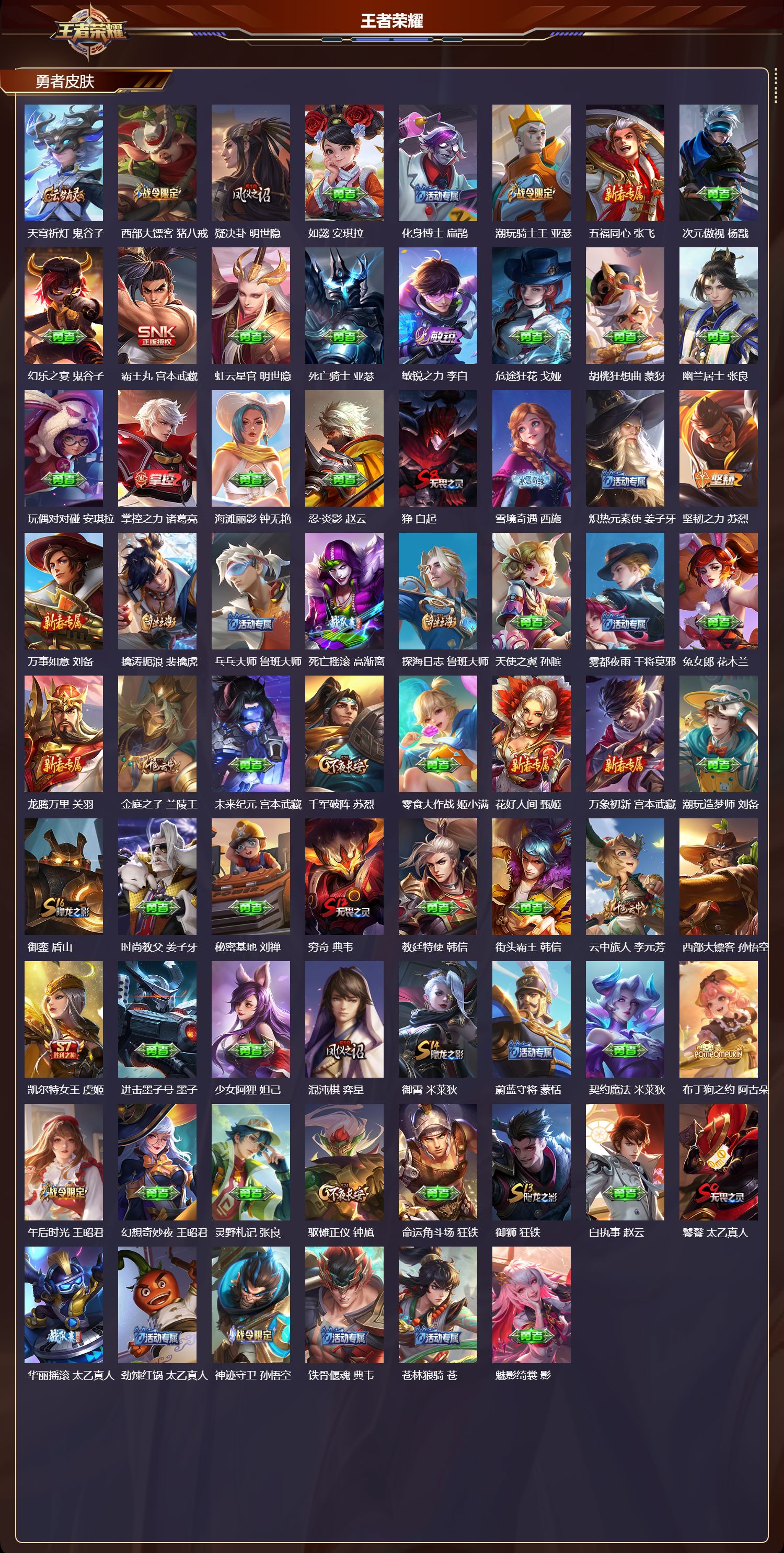 WZQM4119315王者荣耀账号详情图5