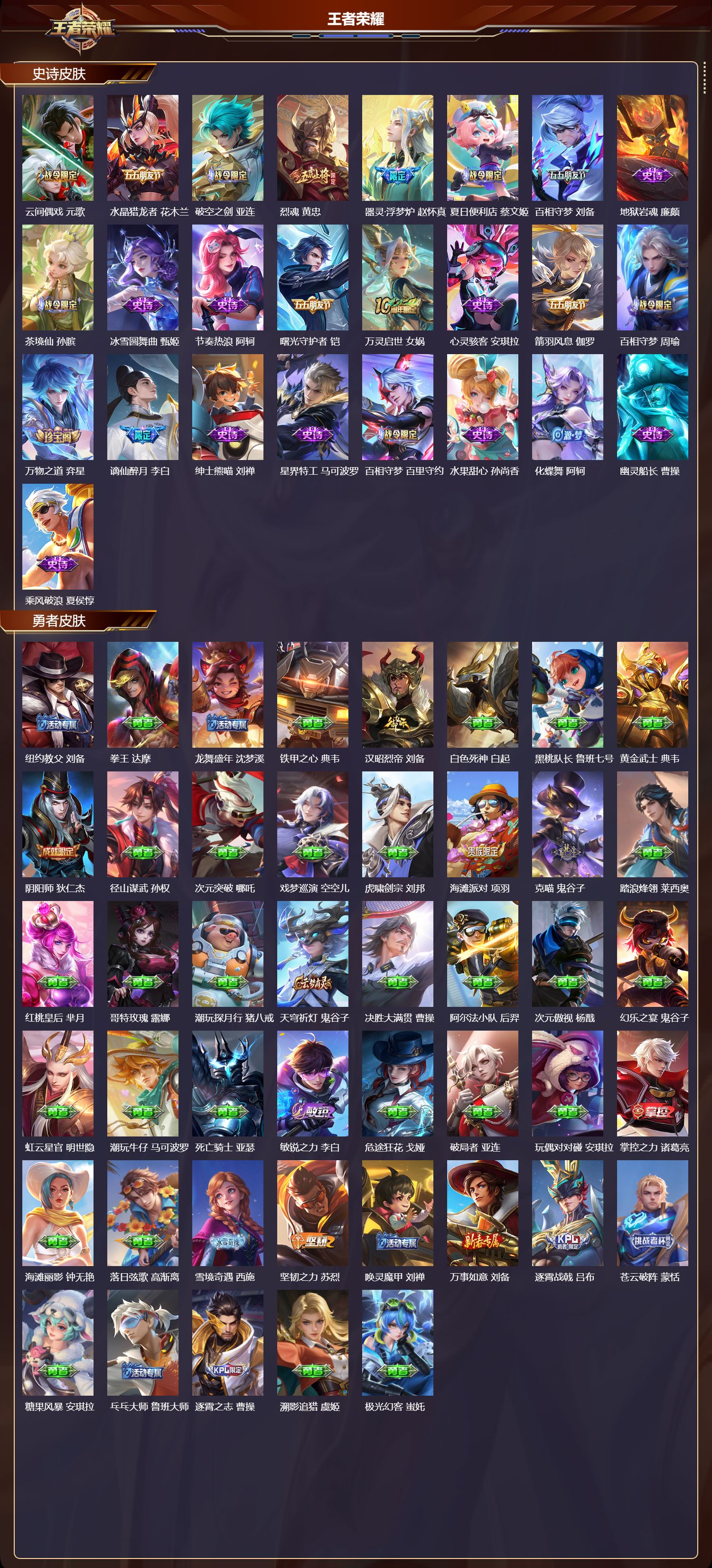 WZQM4119413王者荣耀账号详情图4