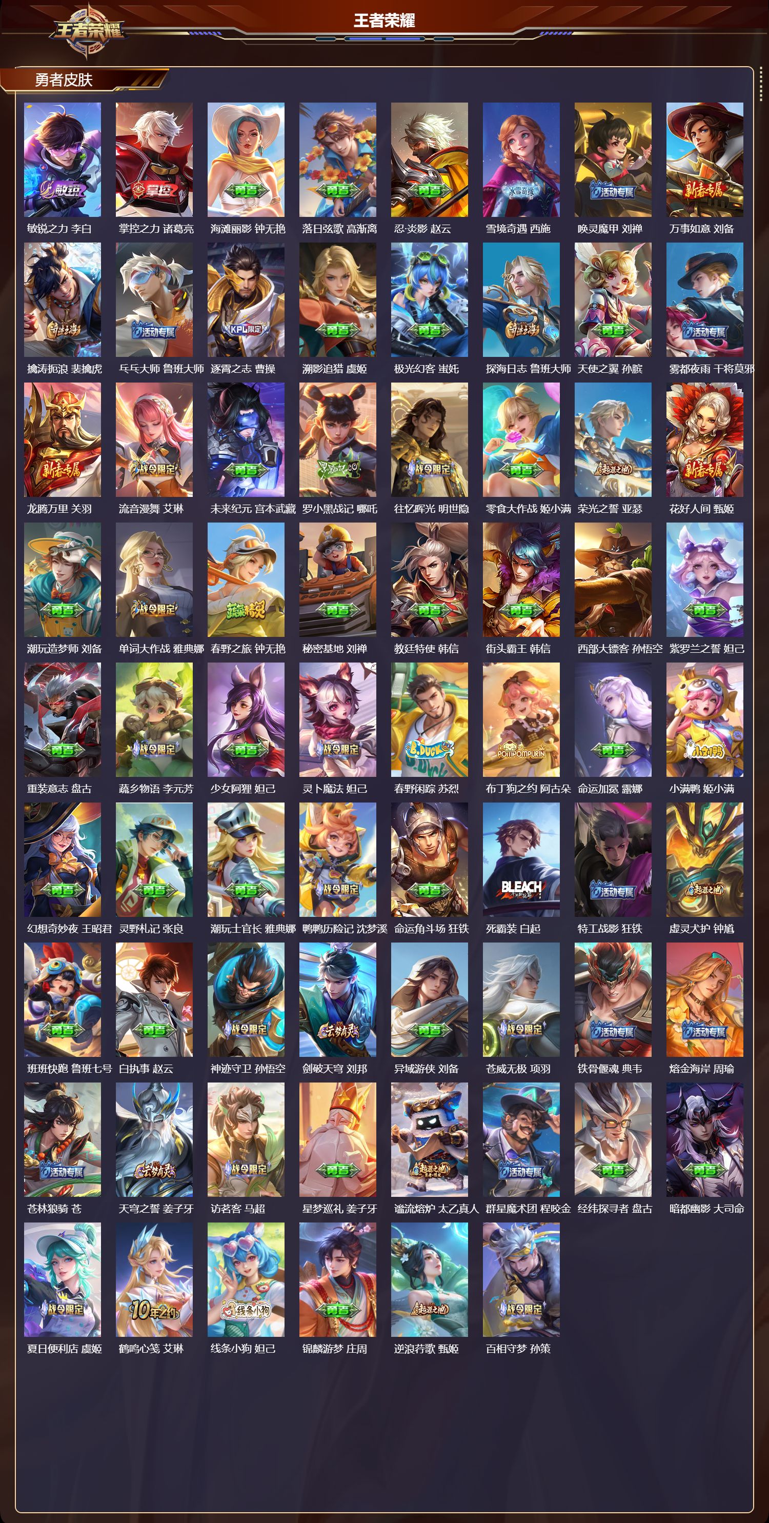 WZCMW4118037王者荣耀账号详情图8