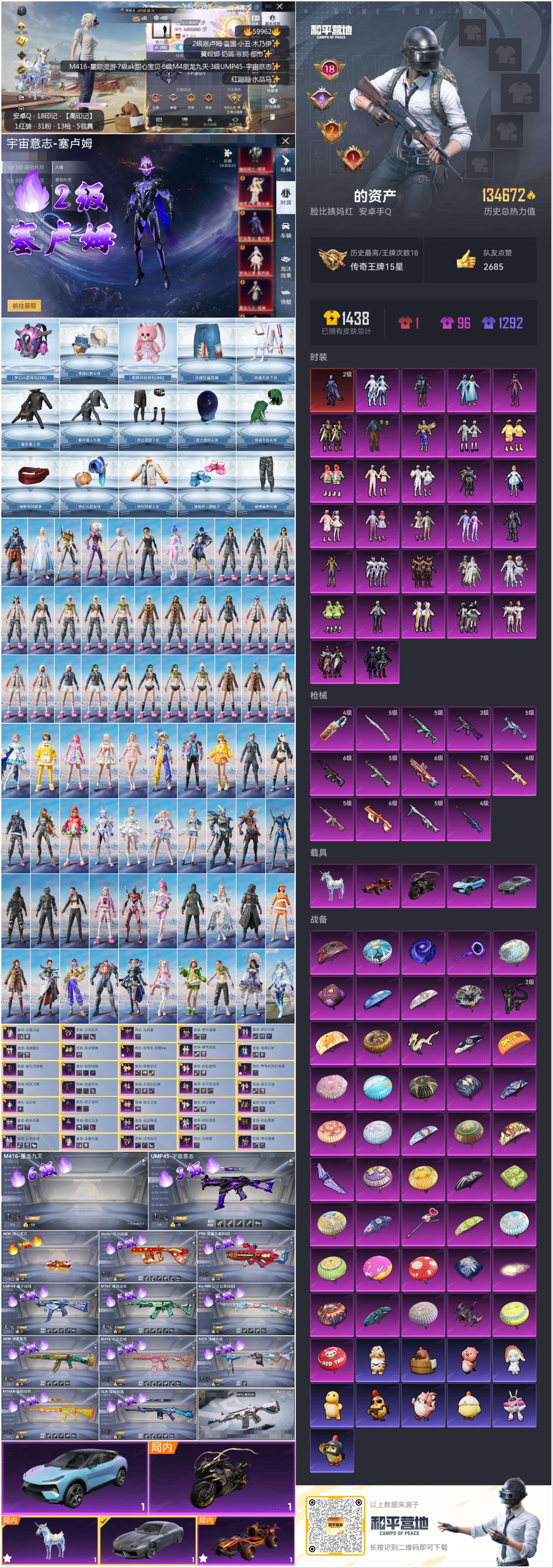 HPSJ461790和平精英账号详情图2