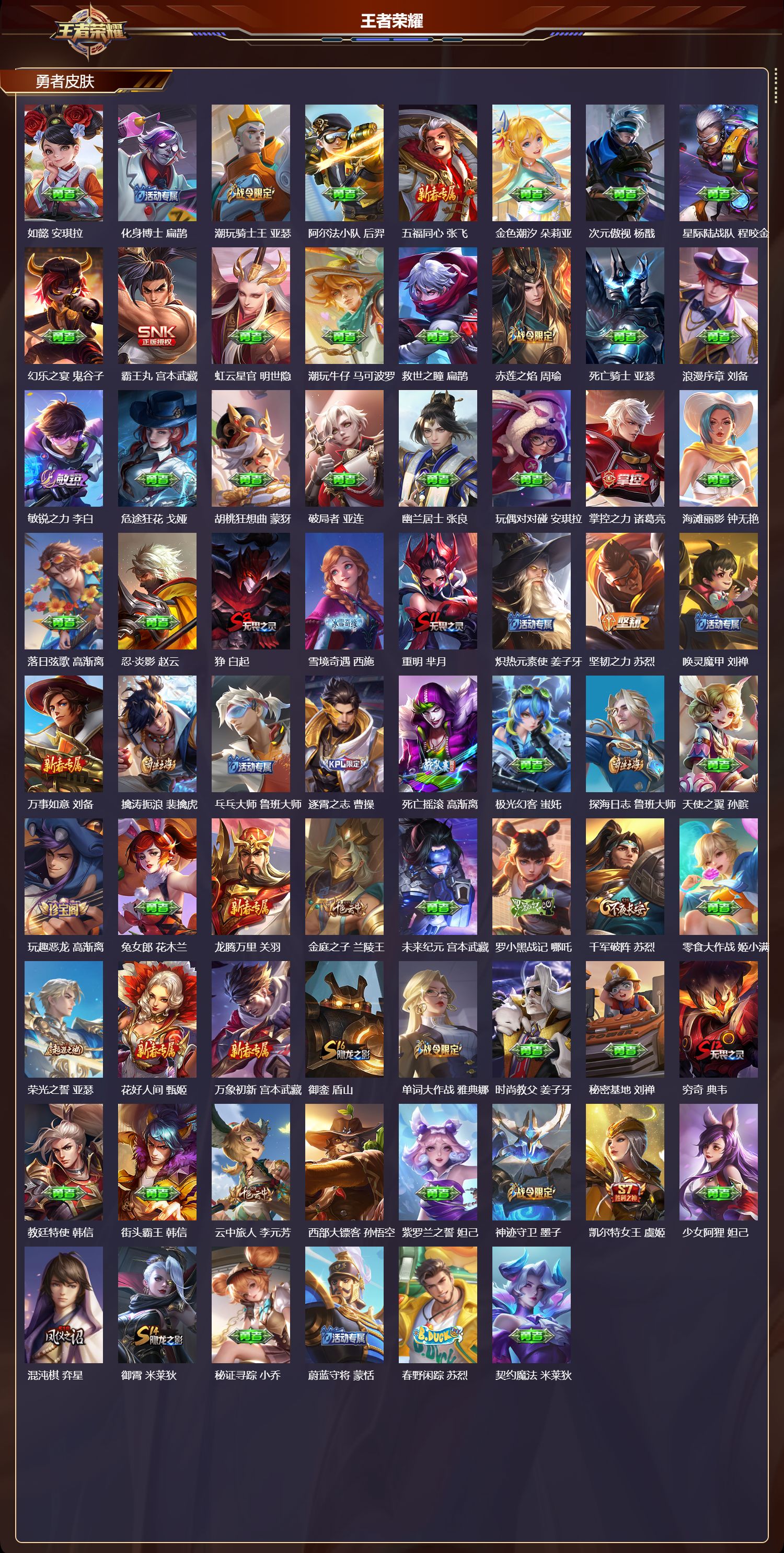 WZCMW4116666王者荣耀账号详情图9