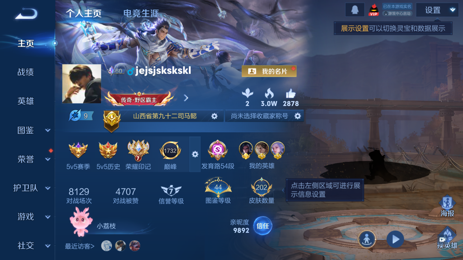 WZCMW4123250王者荣耀账号详情图2