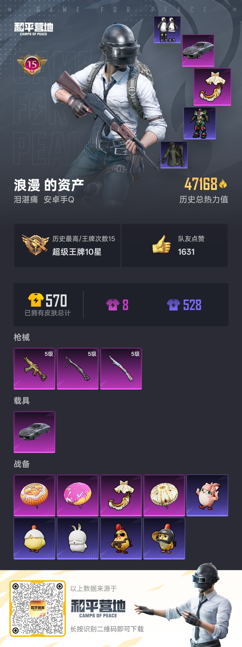 HPSJ462251和平精英账号详情图2