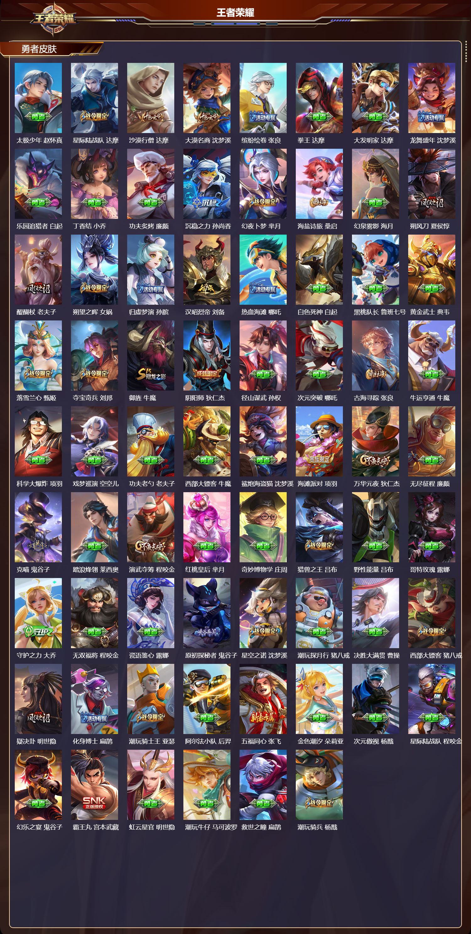 WZCMW4118169王者荣耀账号详情图10