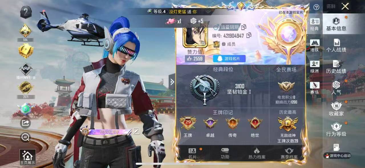 HPSJ461713和平精英账号详情图5