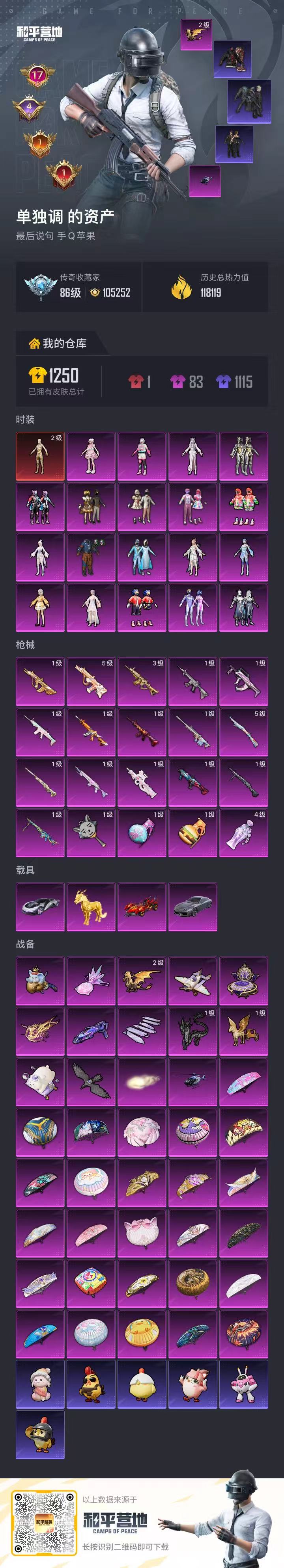 HPCMW3422490和平精英账号详情图3