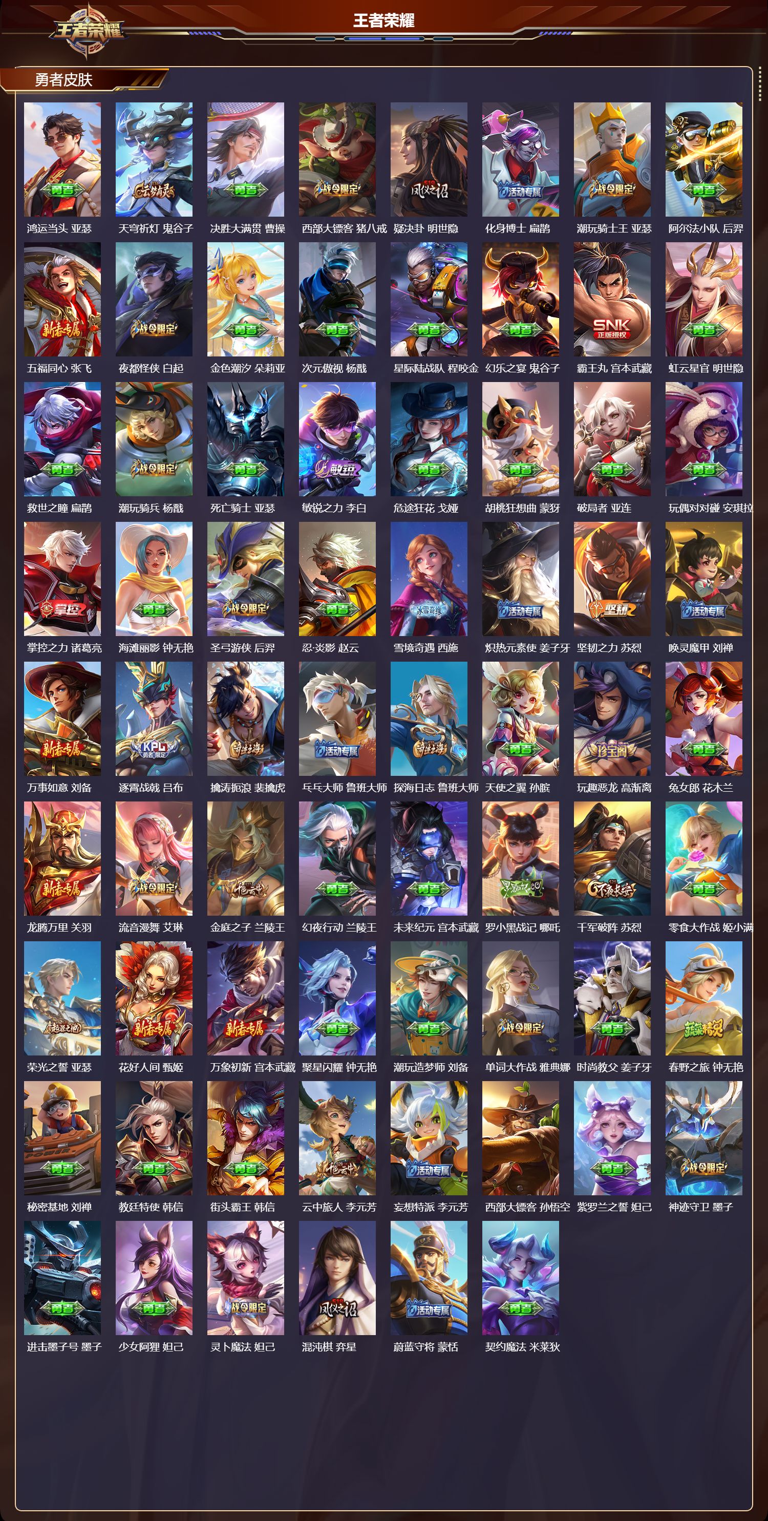 WZQM4119339王者荣耀账号详情图6