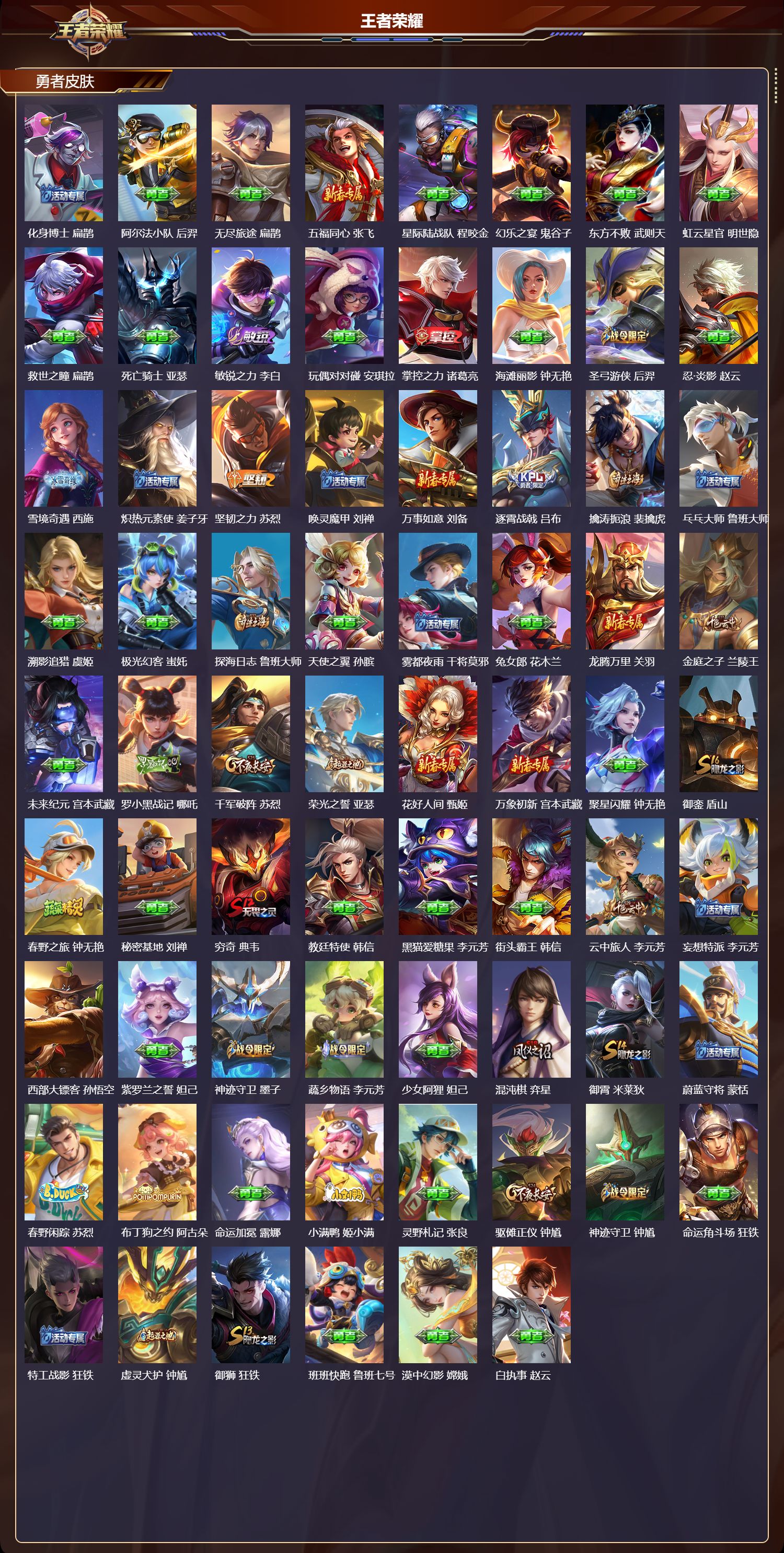 WZCMW4116714王者荣耀账号详情图8