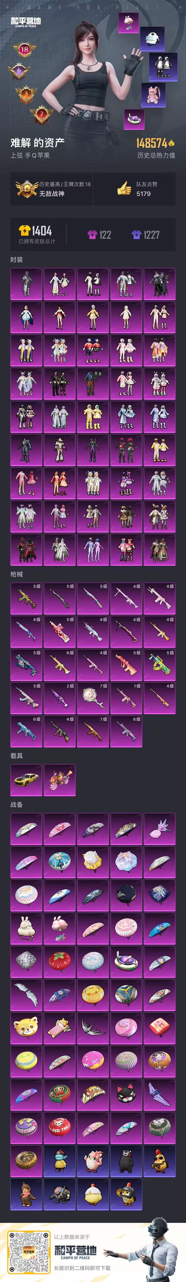 HPCMW3421894和平精英账号详情图3