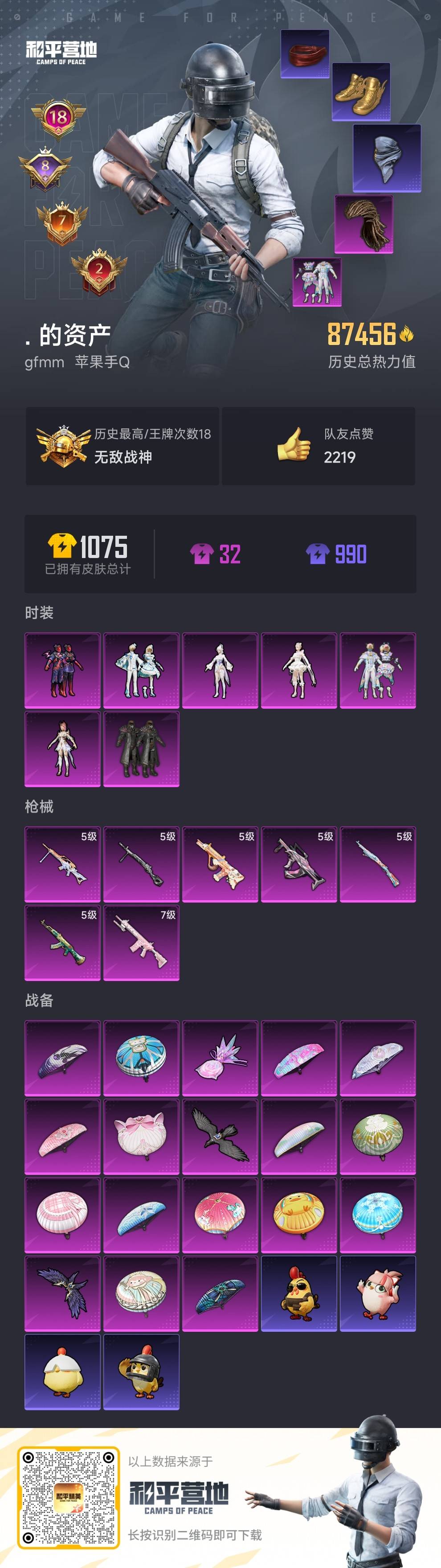 HPSJ461671和平精英账号详情图4