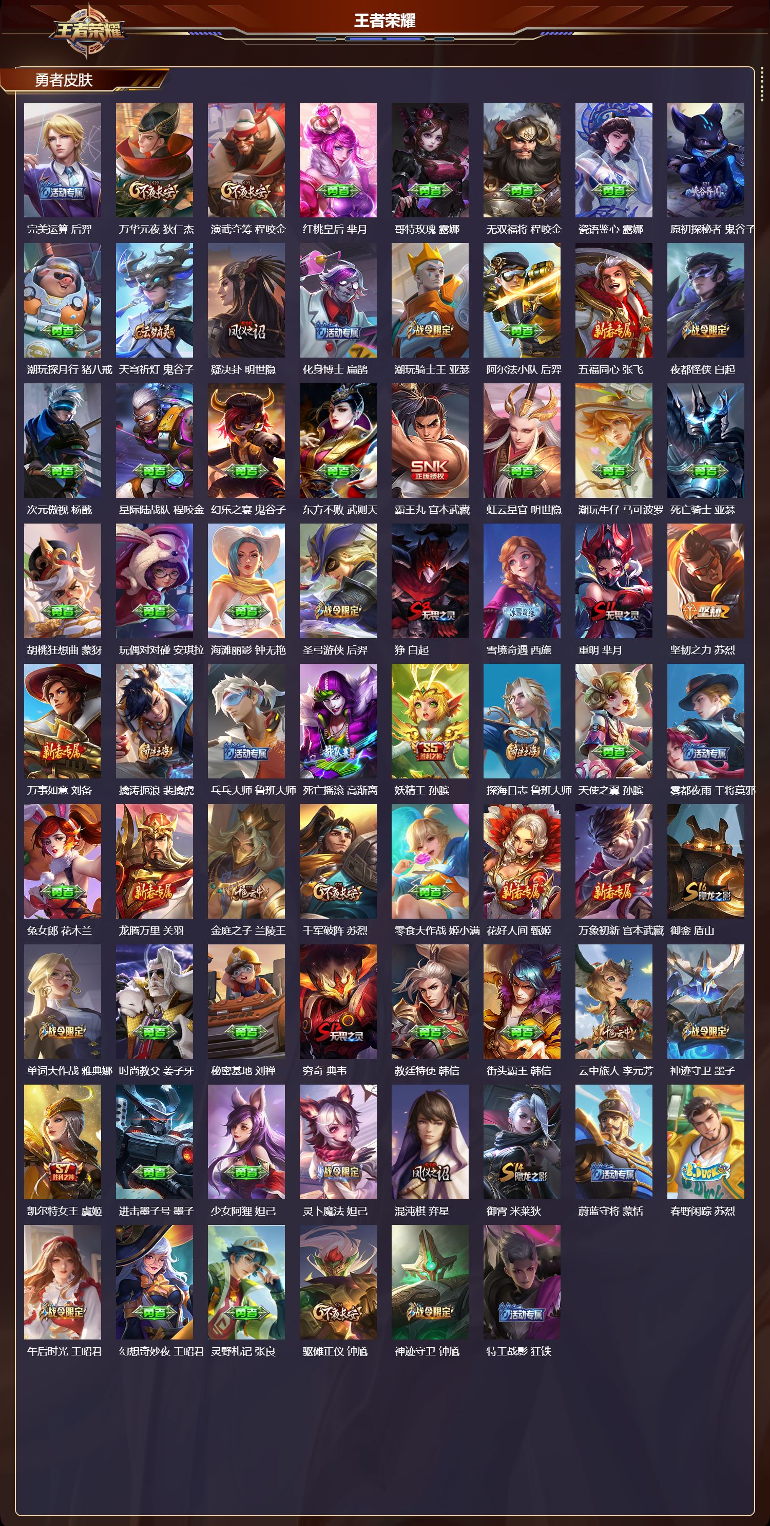 WZCMW4118209王者荣耀账号详情图8