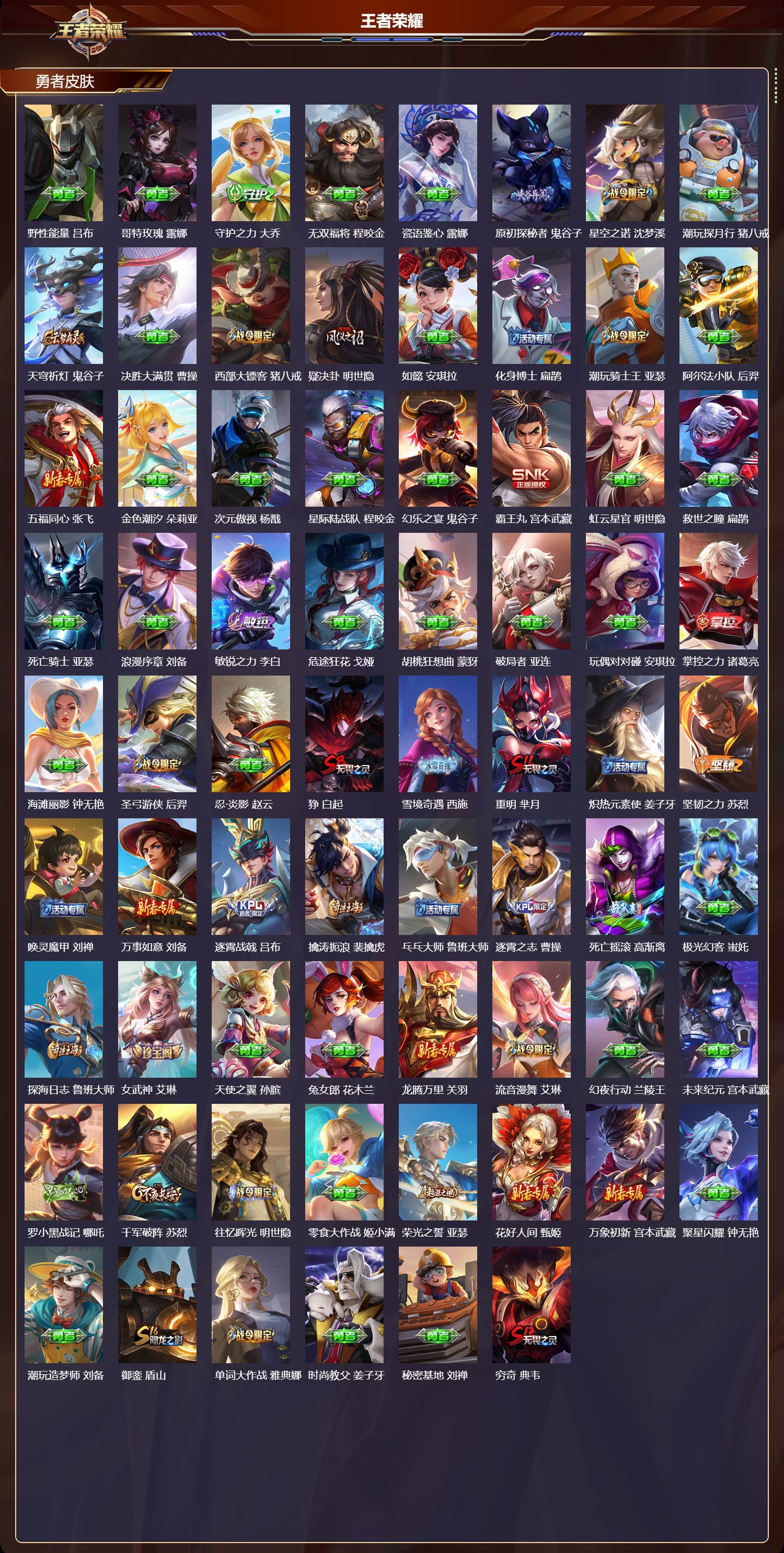 WZCMW4116671王者荣耀账号详情图10