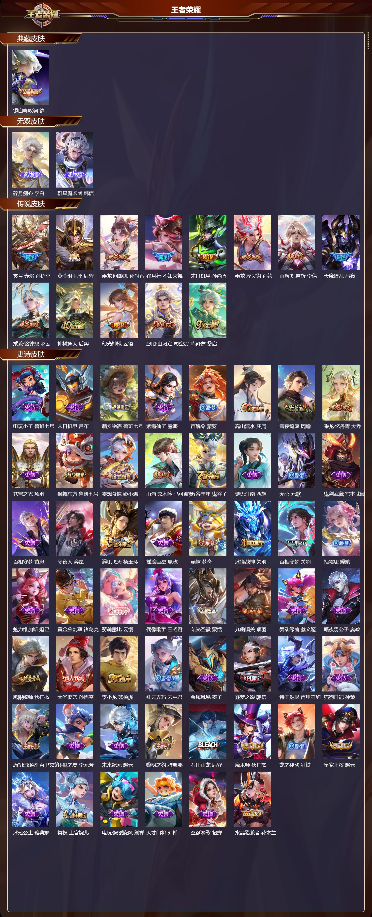 WZCMW4116714王者荣耀账号详情图6