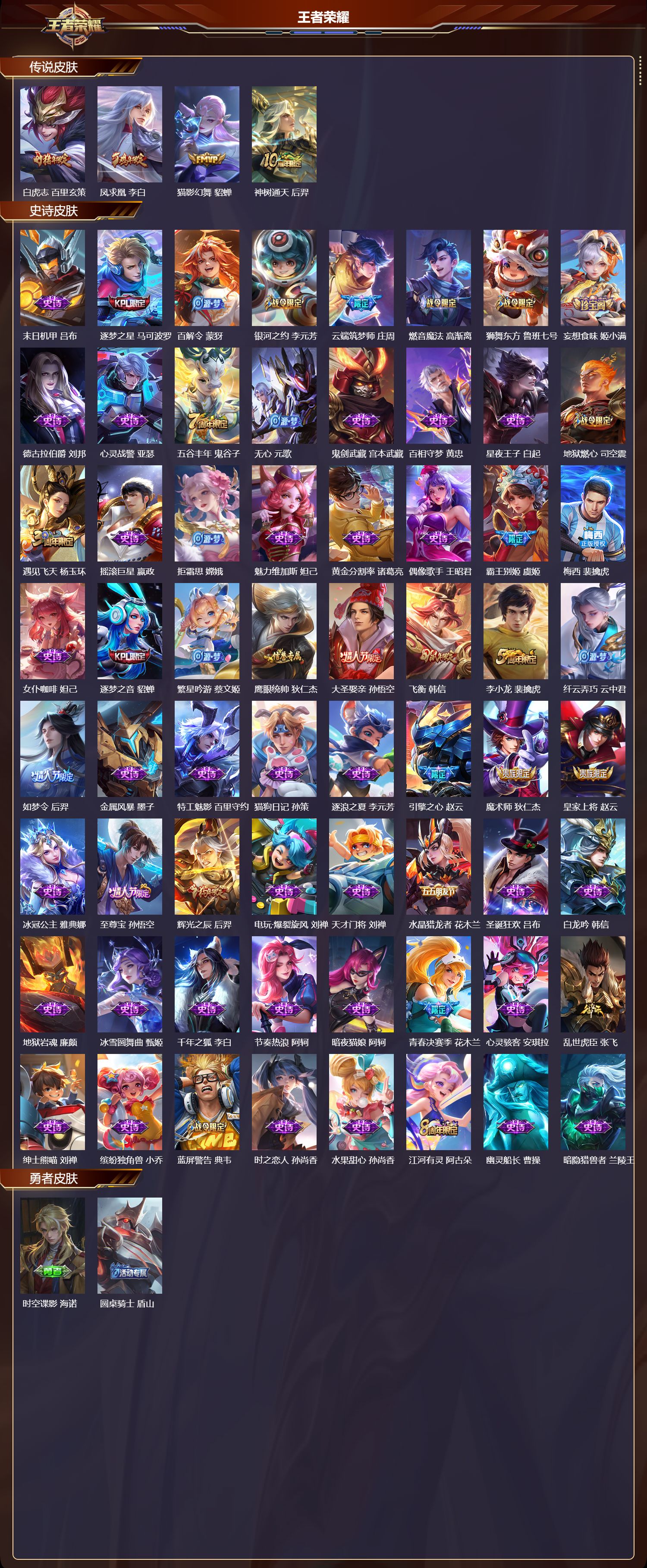 WZCMW4118062王者荣耀账号详情图8