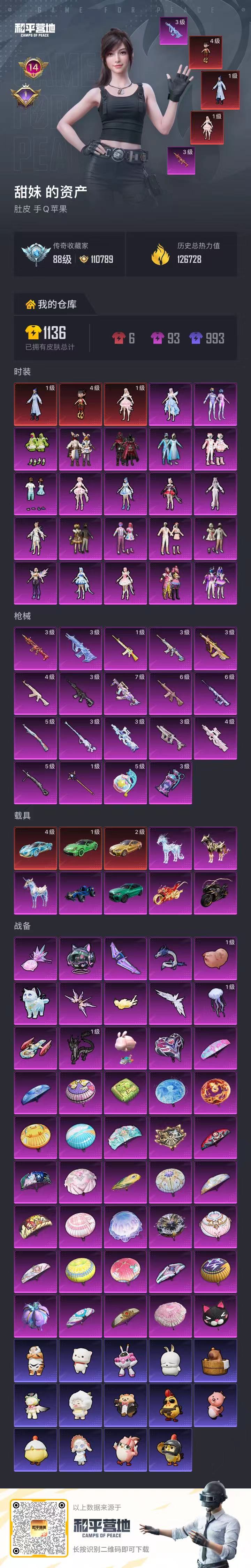 HPCMW3425640和平精英账号详情图3