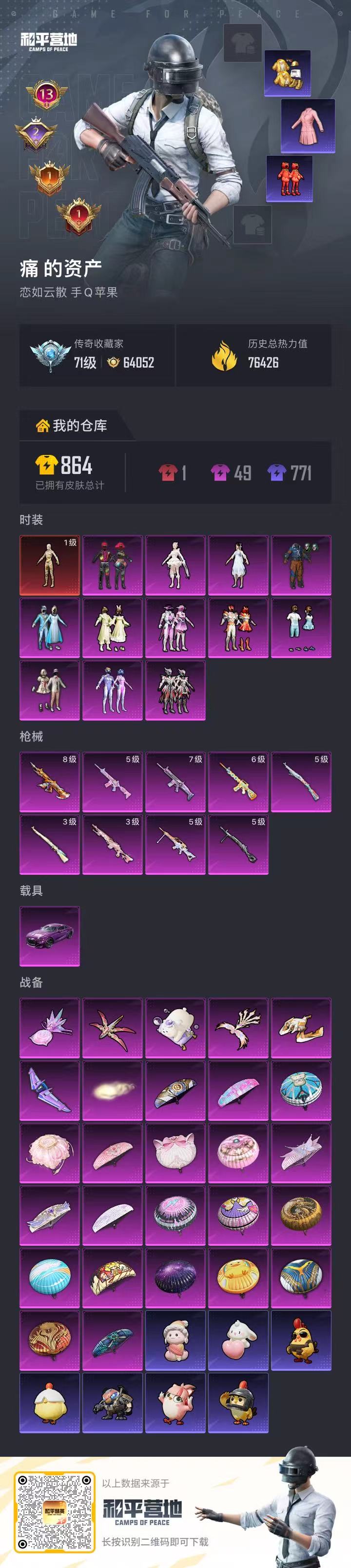 HPCMW3422549和平精英账号详情图3