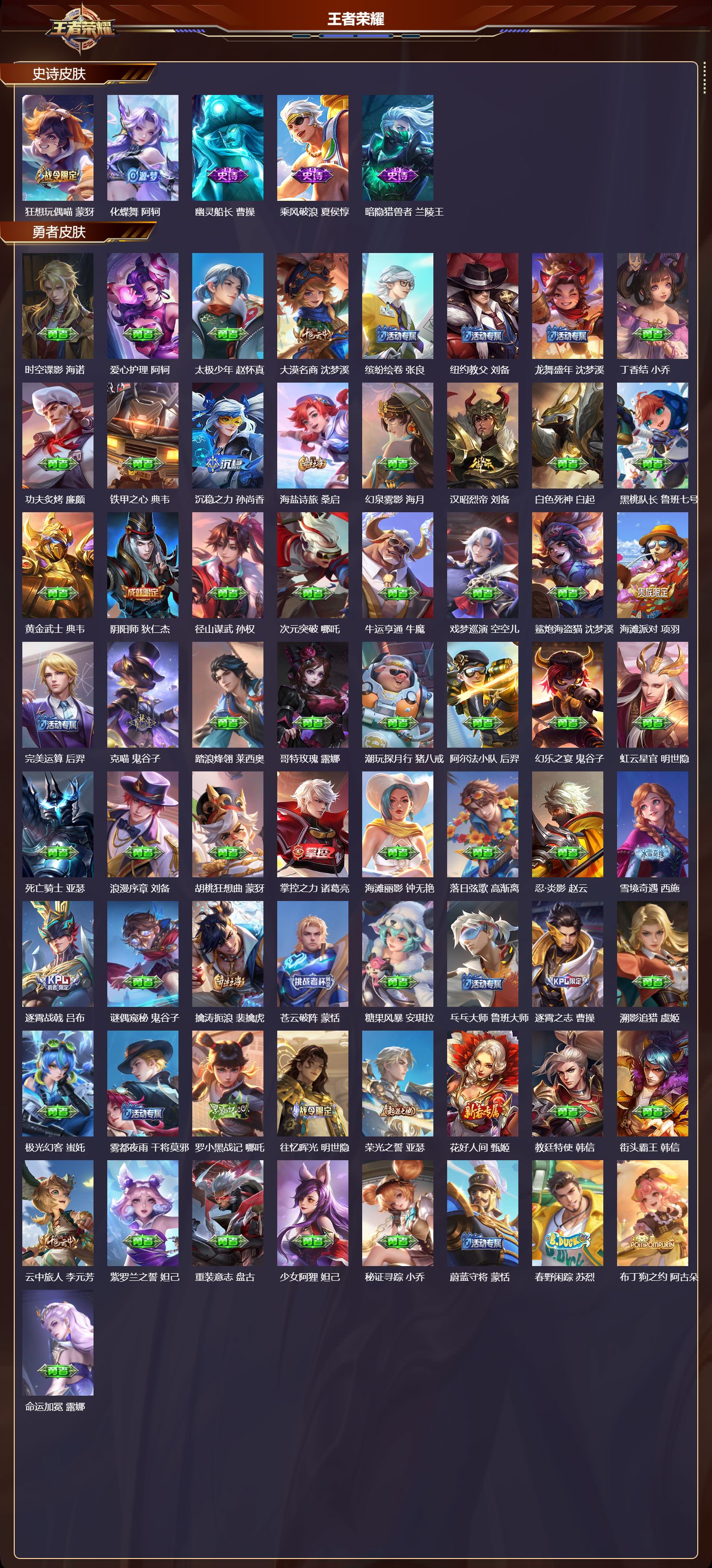 WZQM4158372王者荣耀账号详情图4