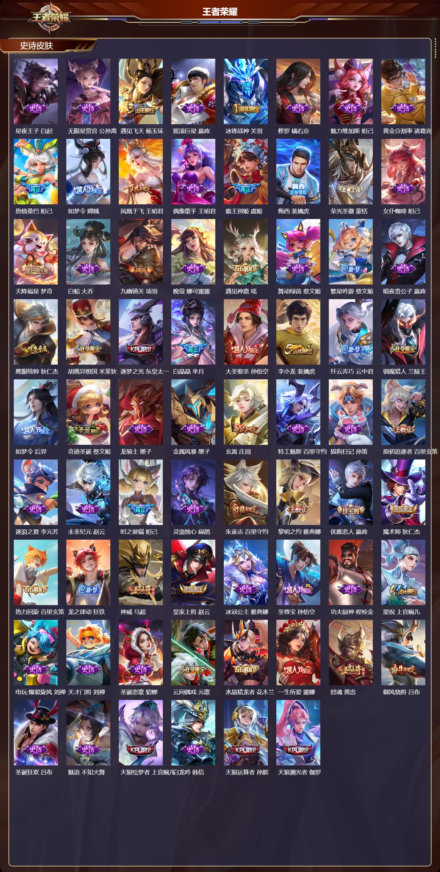 WZQM4119321王者荣耀账号详情图4