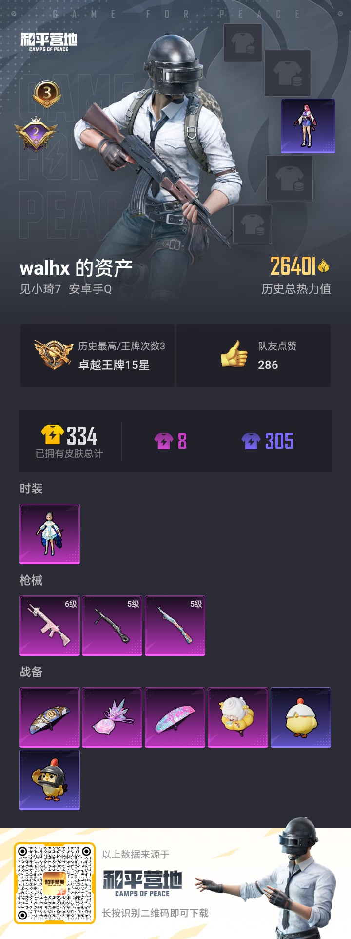 HPSJ462219和平精英账号详情图3