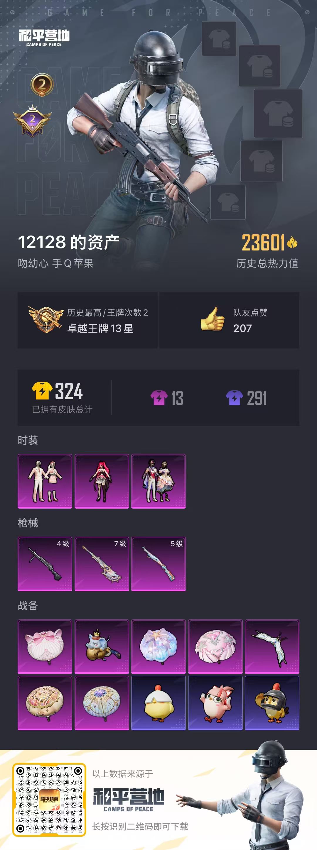 HPCMW464249和平精英账号详情图3