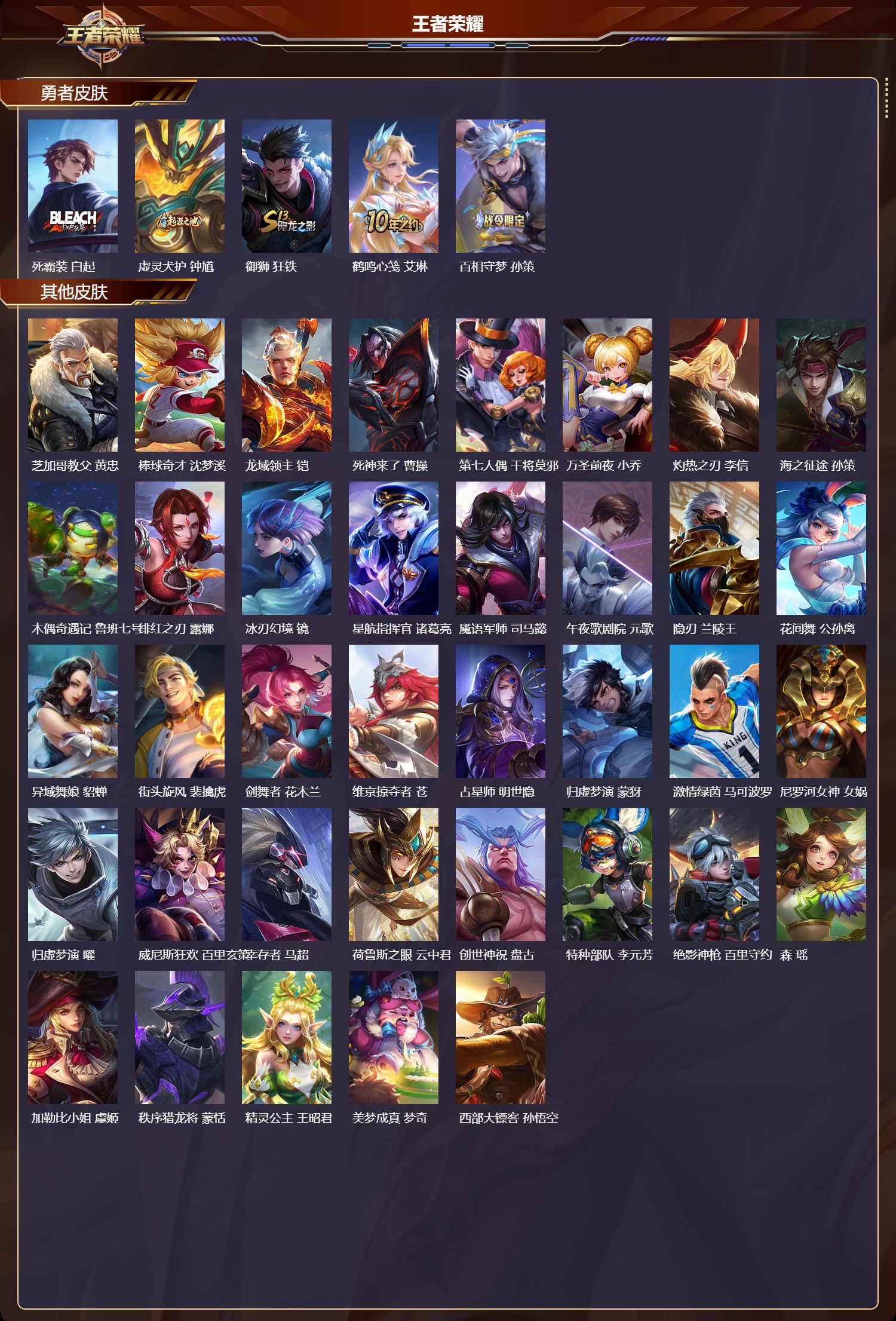 WZQM4119337王者荣耀账号详情图5