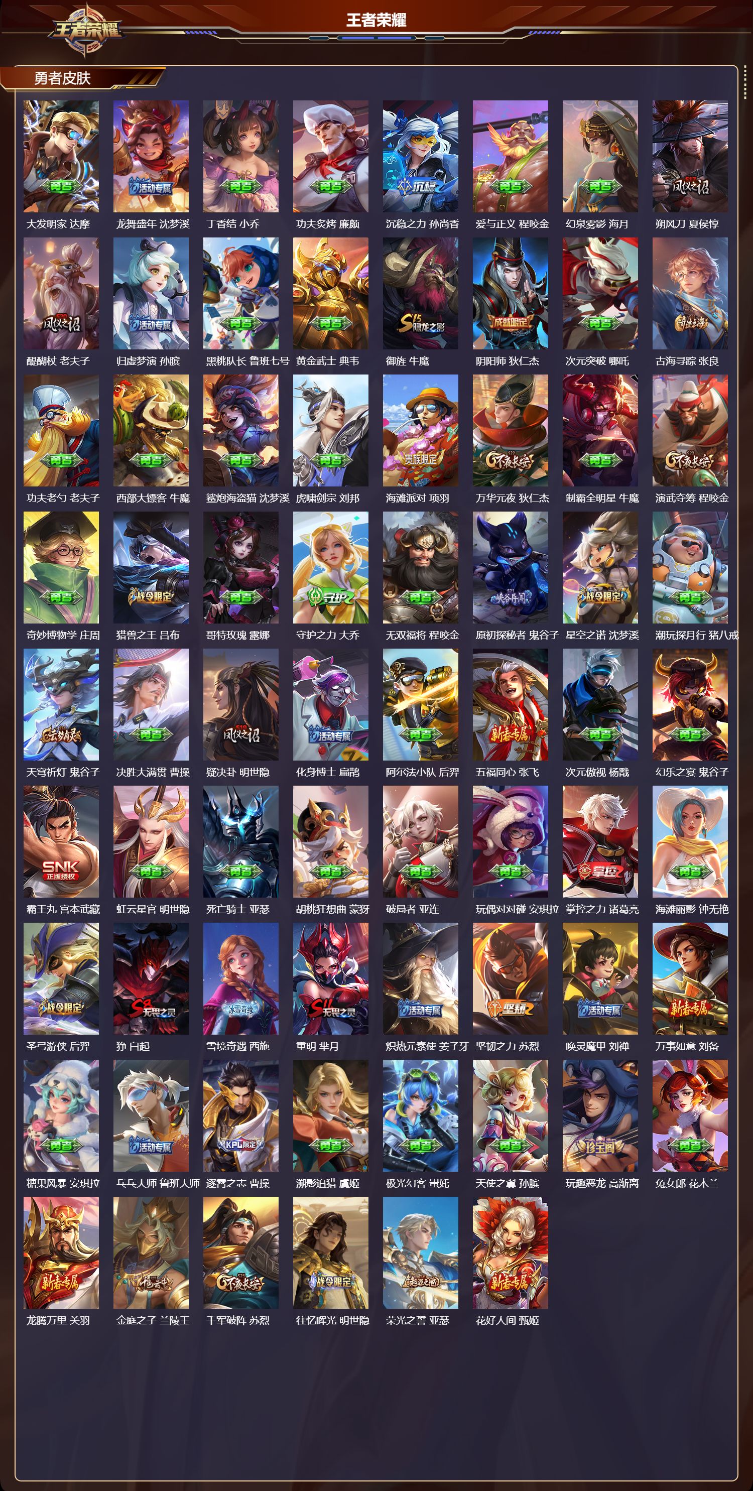 WZQM4158333王者荣耀账号详情图4